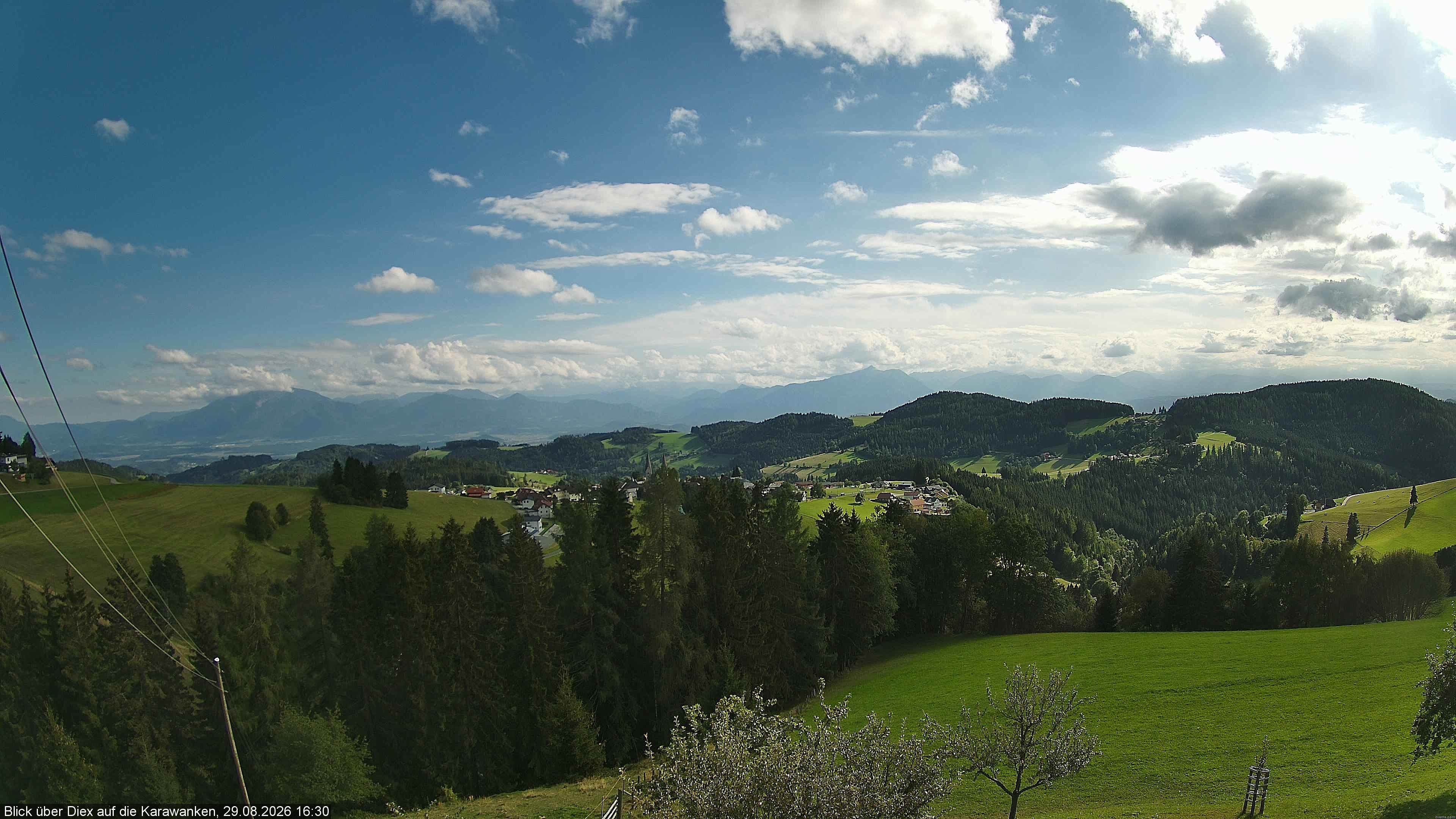 Archiv Foto Webcam Blick auf Diex (Kärnten)
