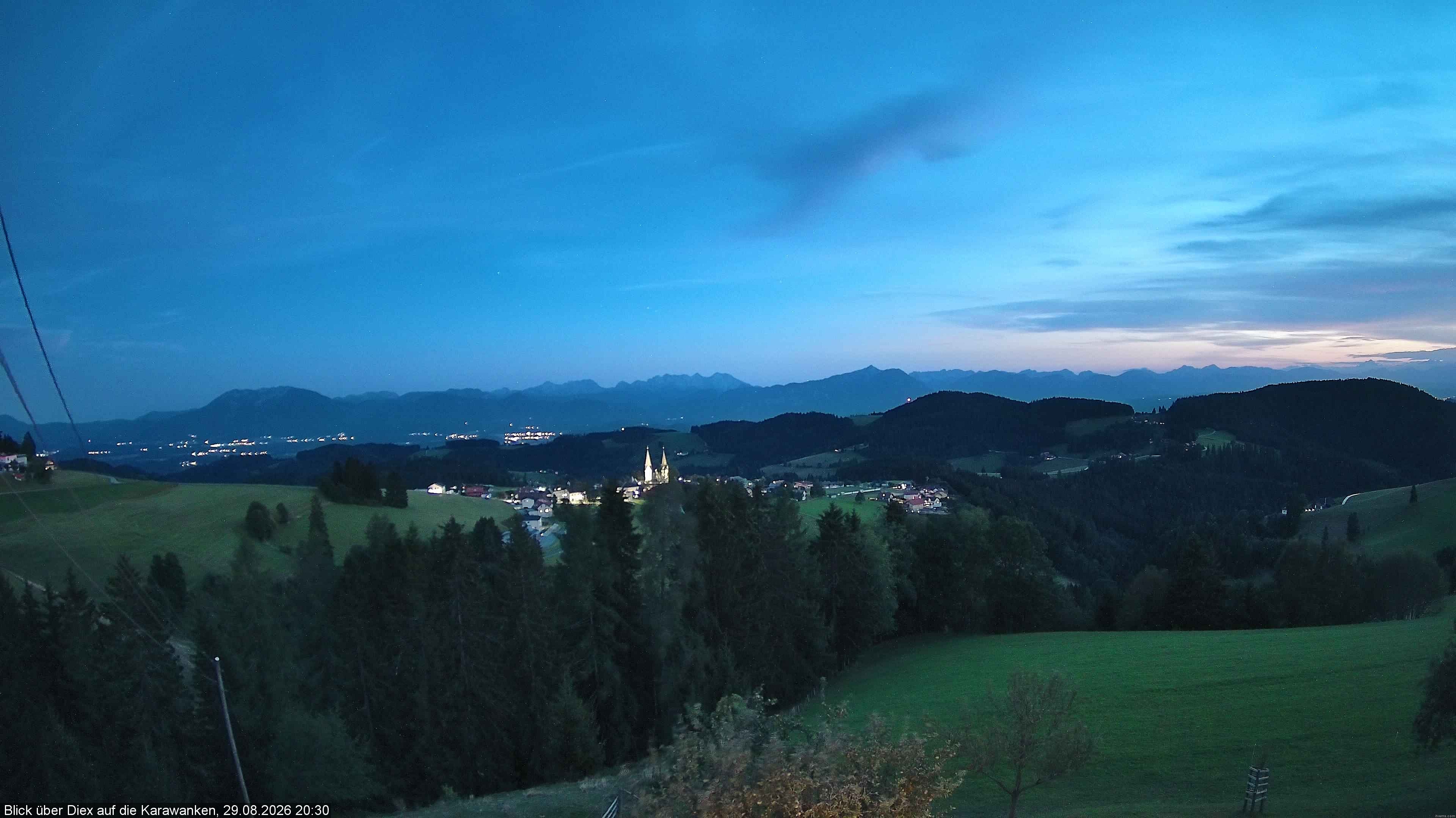 Archiv Foto Webcam Blick auf Diex (Kärnten)