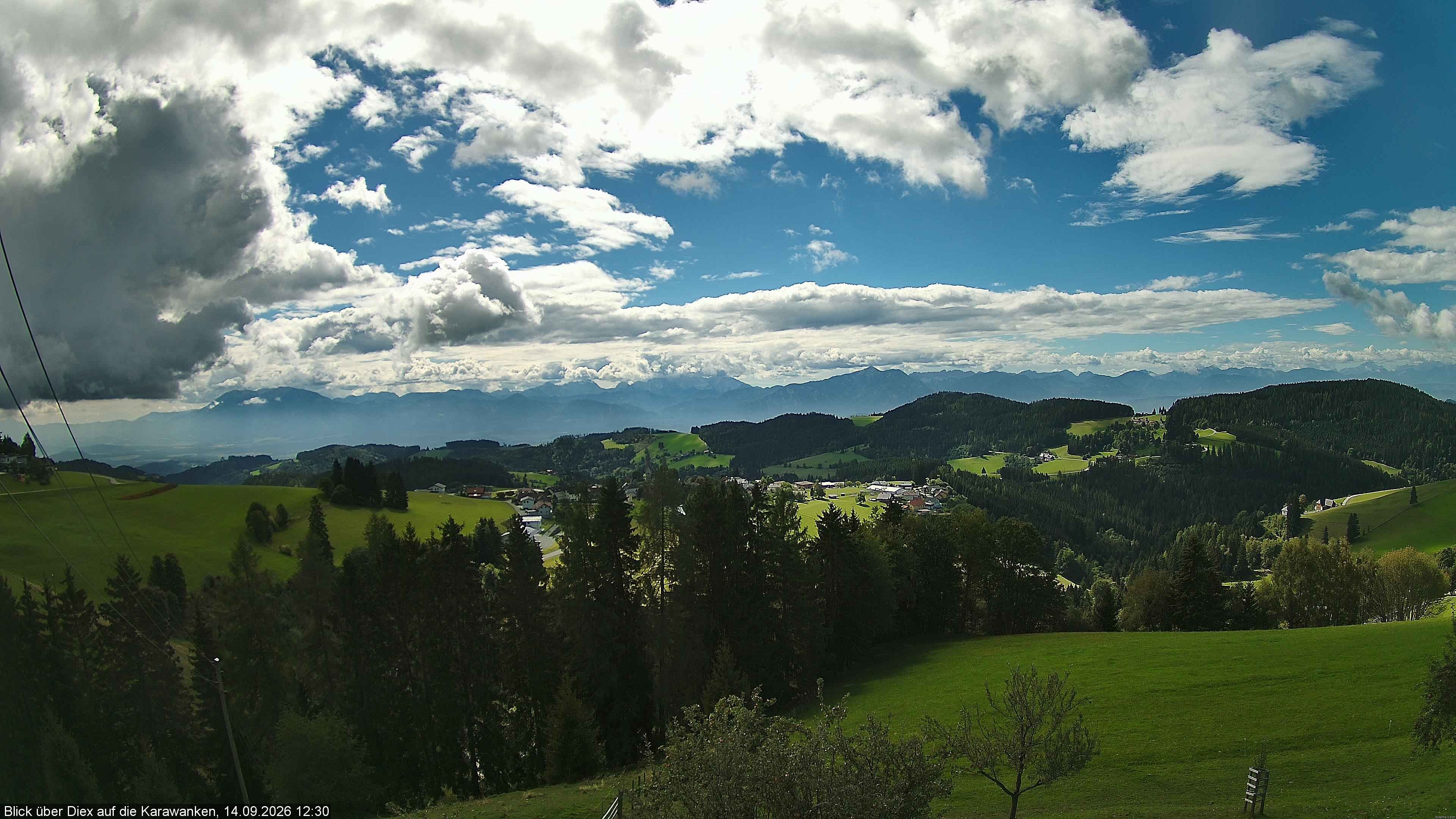 Archiv Foto Webcam Blick auf Diex (Kärnten)