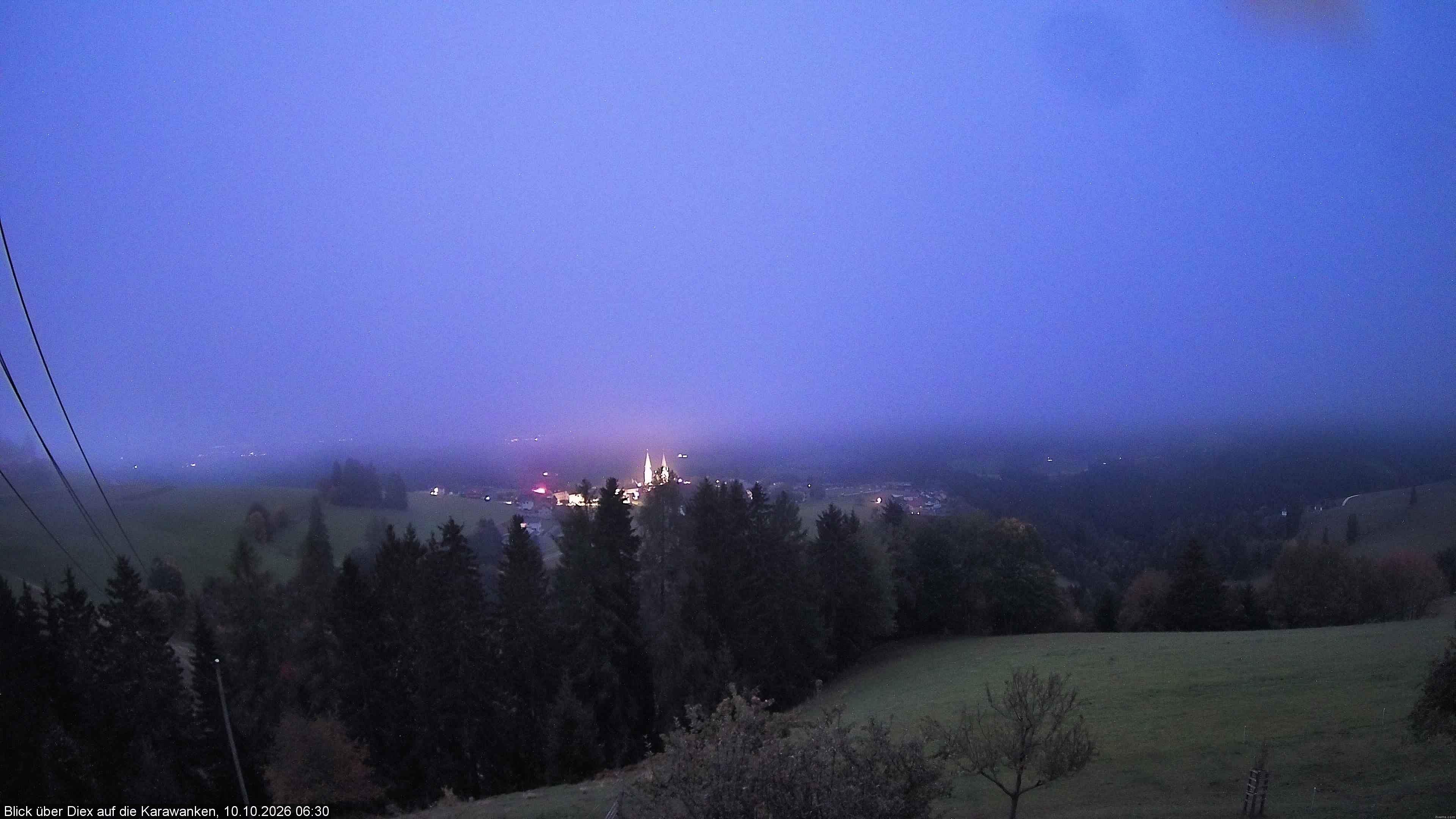 Archiv Foto Webcam Blick auf Diex (Kärnten)