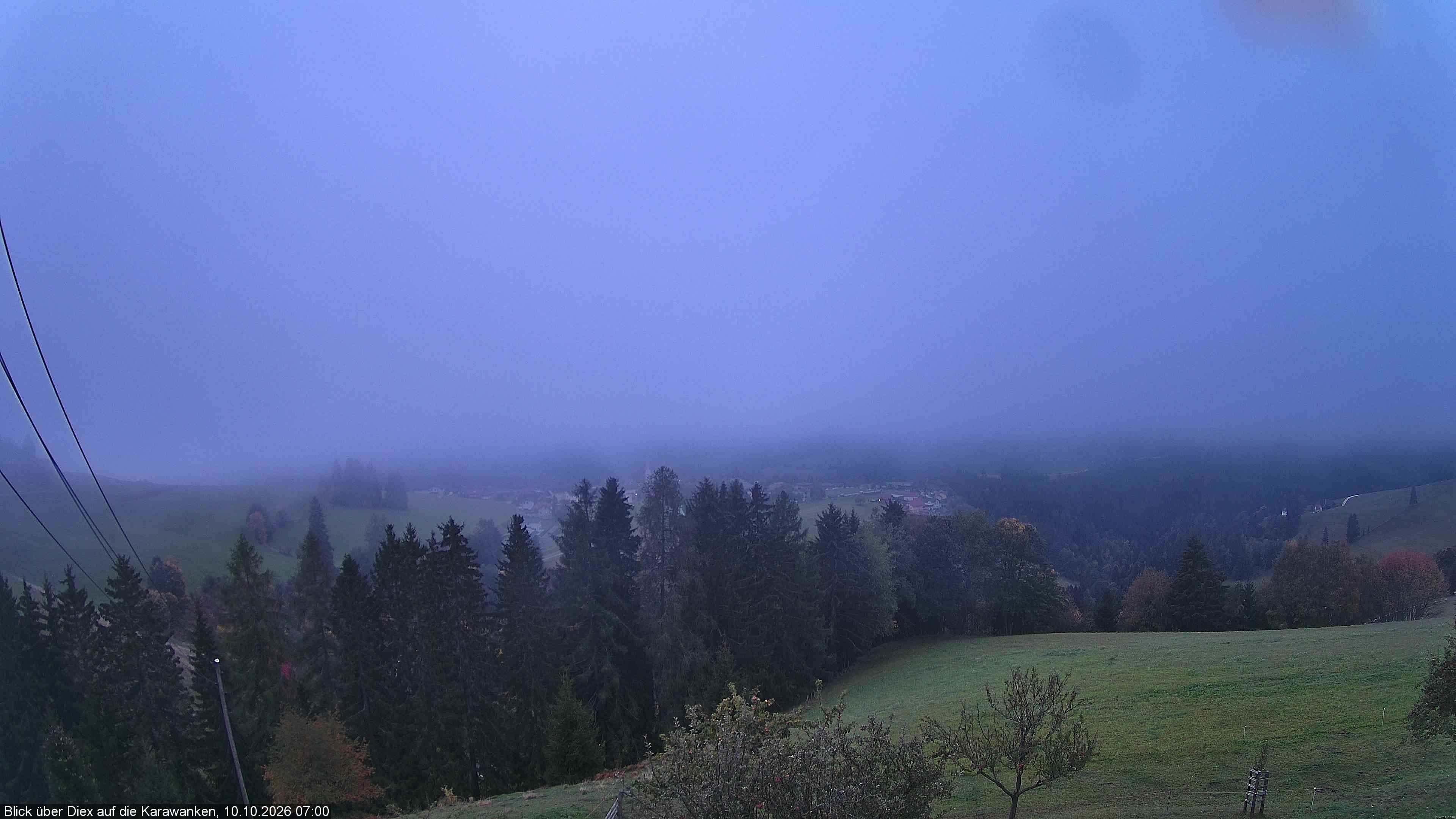 Archiv Foto Webcam Blick auf Diex (Kärnten)