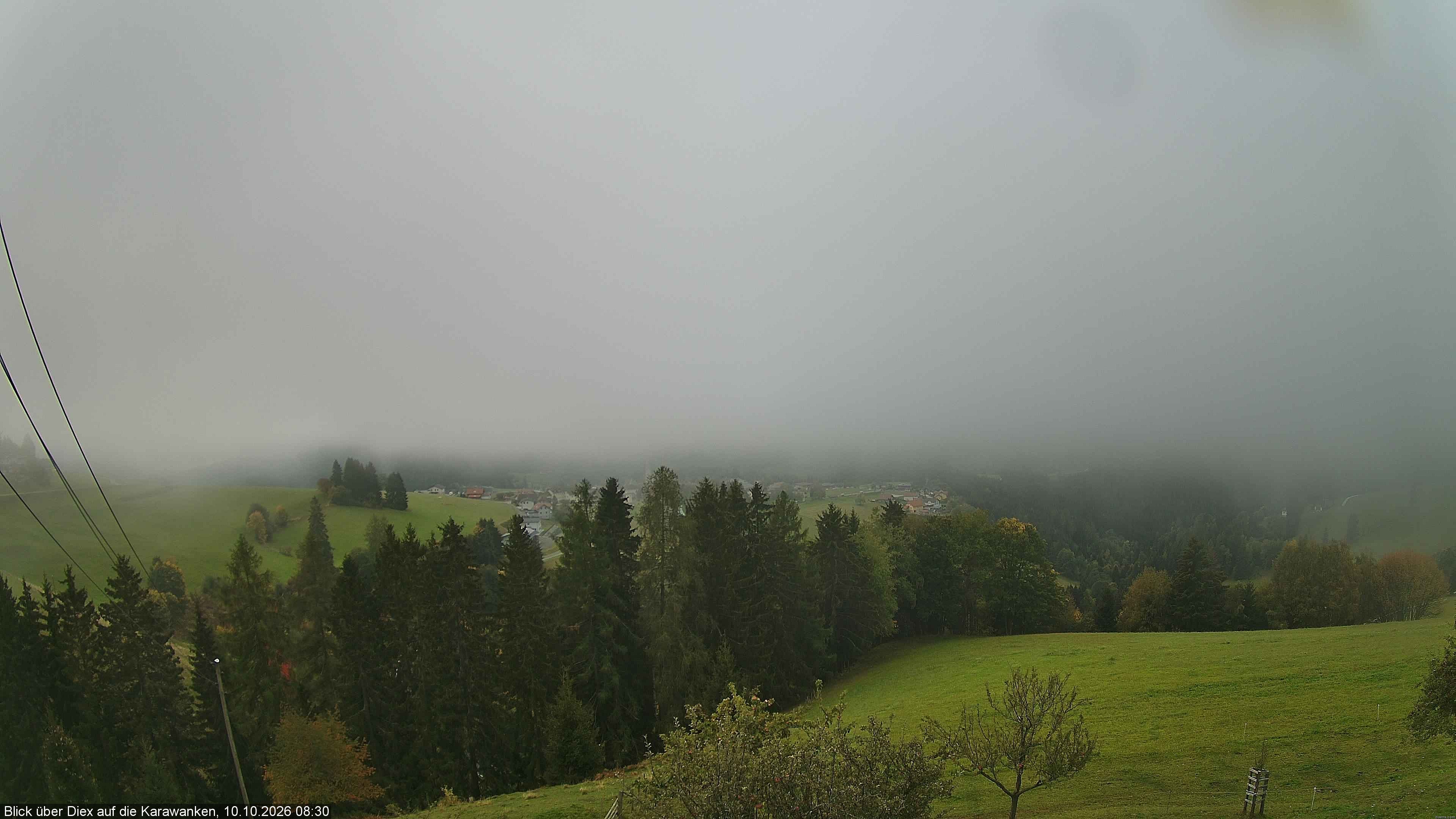 Archiv Foto Webcam Blick auf Diex (Kärnten)