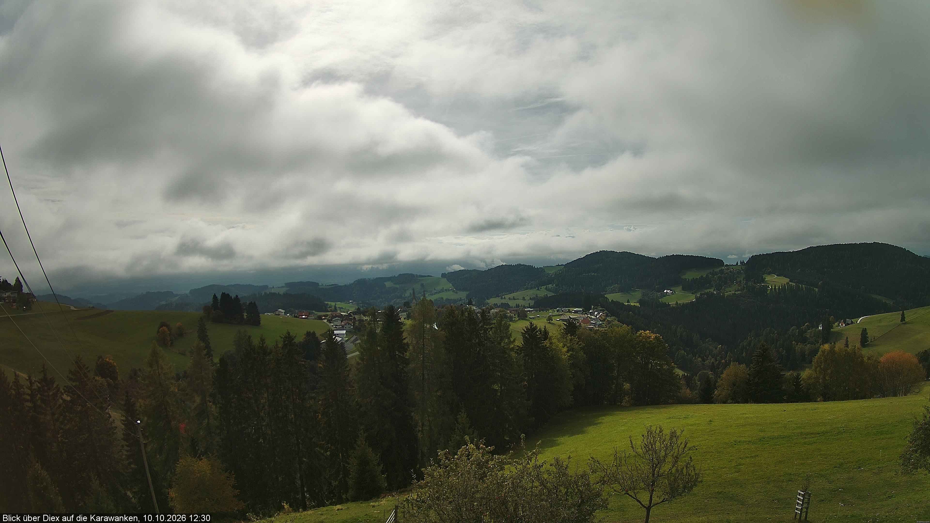 Archiv Foto Webcam Blick auf Diex (Kärnten)