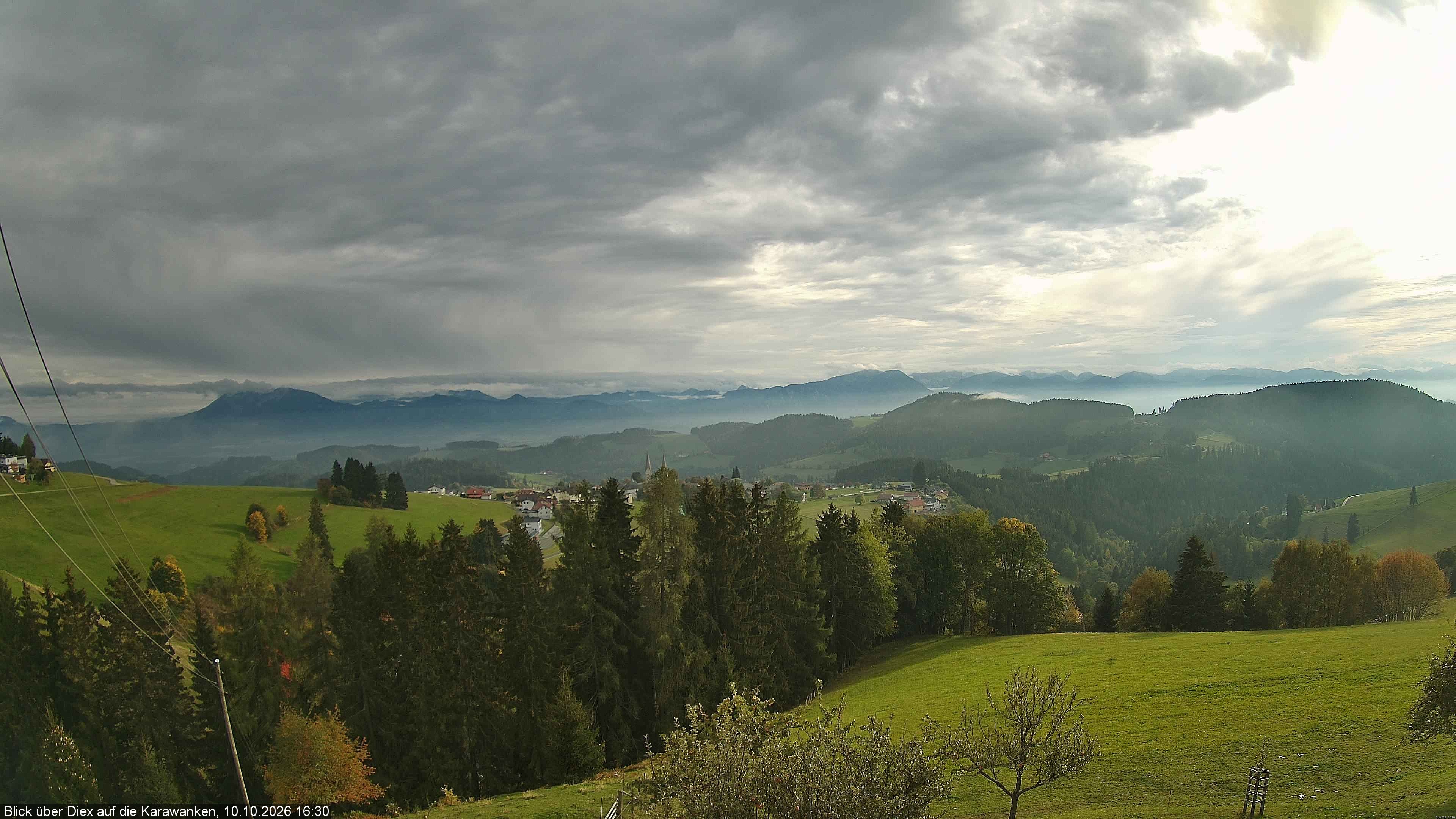 Archiv Foto Webcam Blick auf Diex (Kärnten)