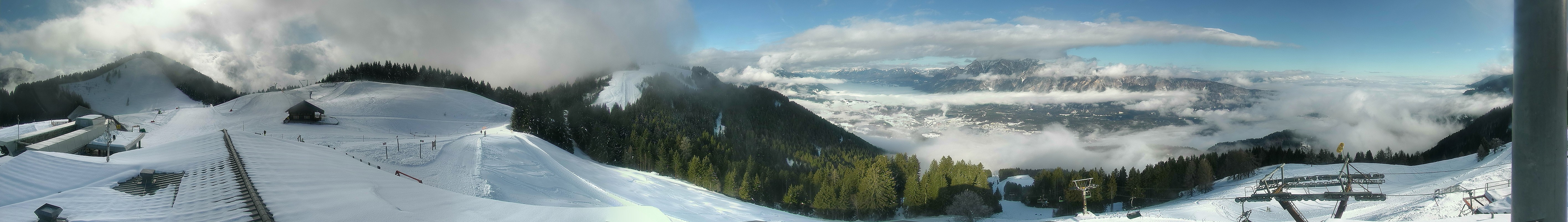 Archiv Foto Webcam Dreiländereck (Region Villach)