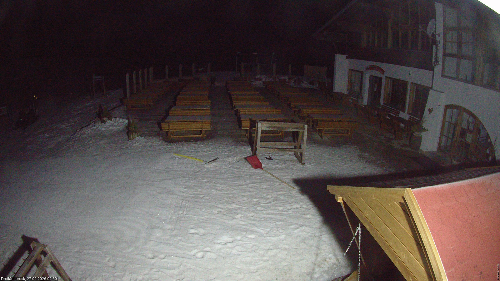 Archived image Webcam Mountain Restaurant Dreiländereck