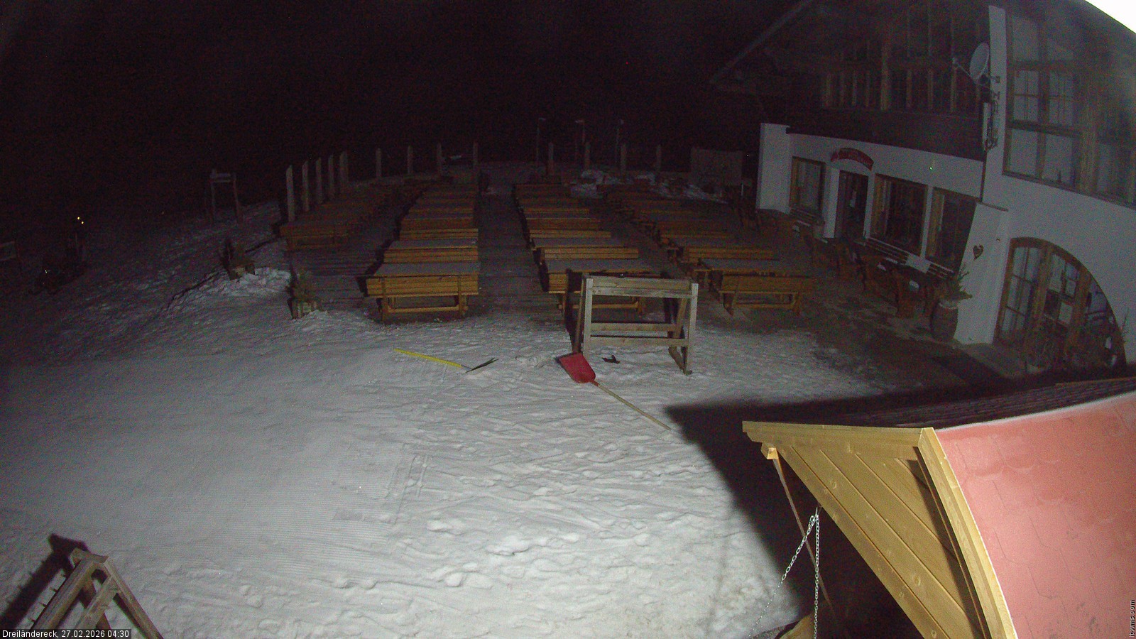 Archived image Webcam Mountain Restaurant Dreiländereck