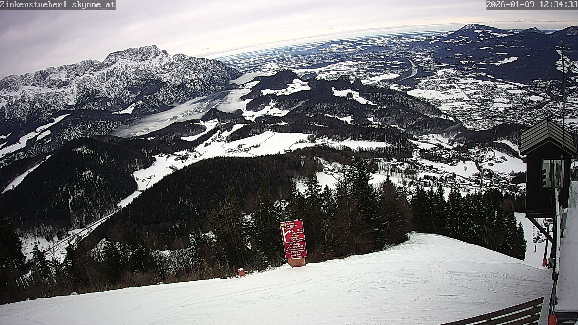 Archiv Foto Webcam Zinkenstüberl Bad Dürrnberg