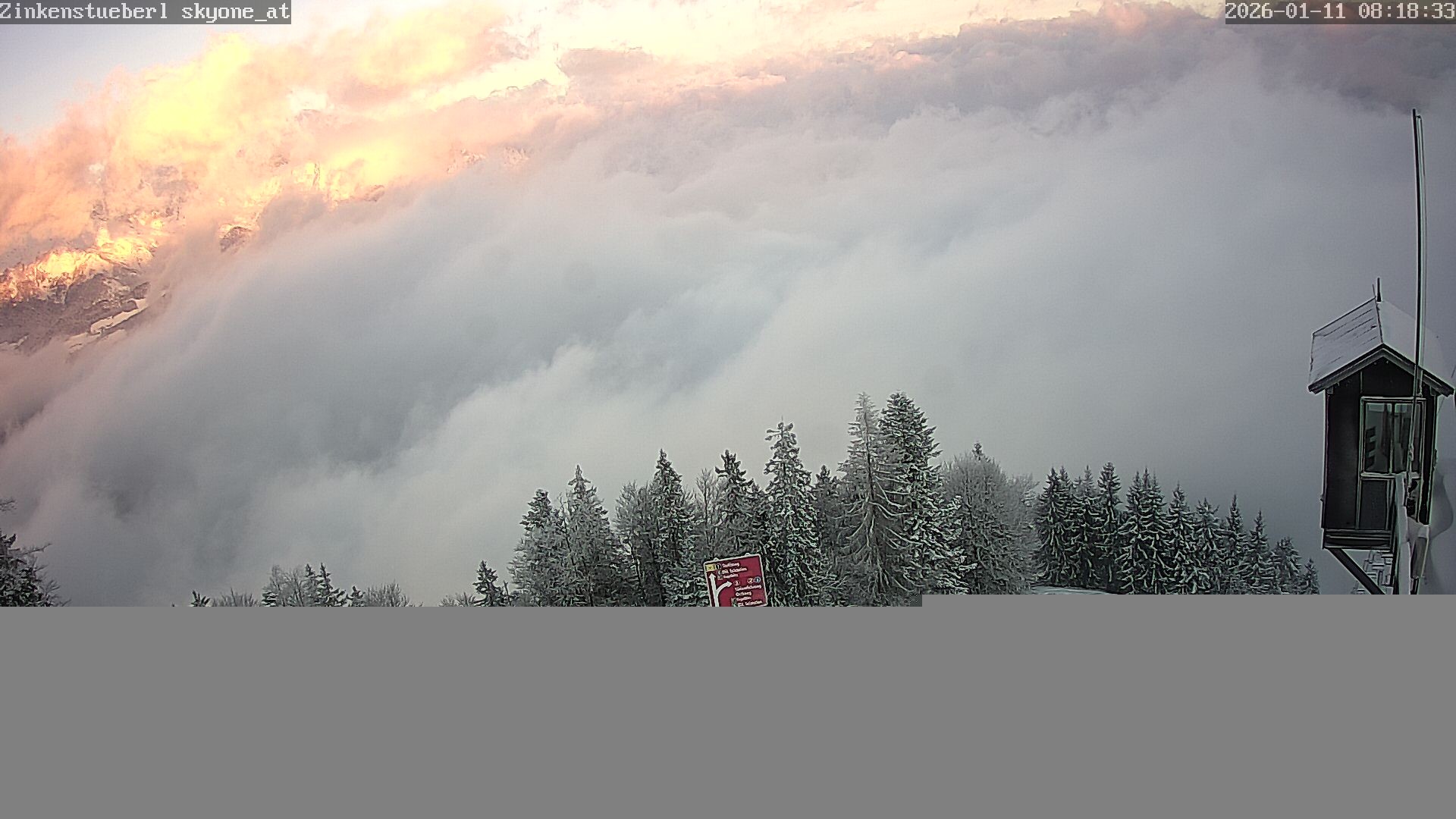 Archiv Foto Webcam Zinkenstüberl Bad Dürrnberg