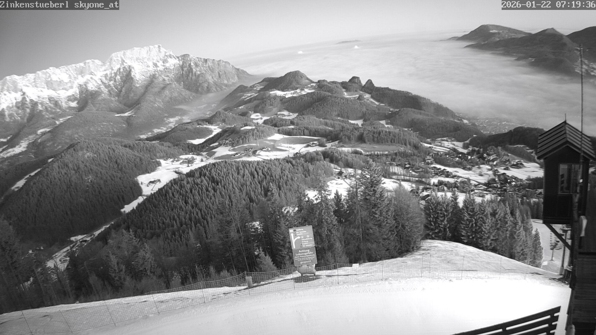 Archiv Foto Webcam Zinkenstüberl Bad Dürrnberg