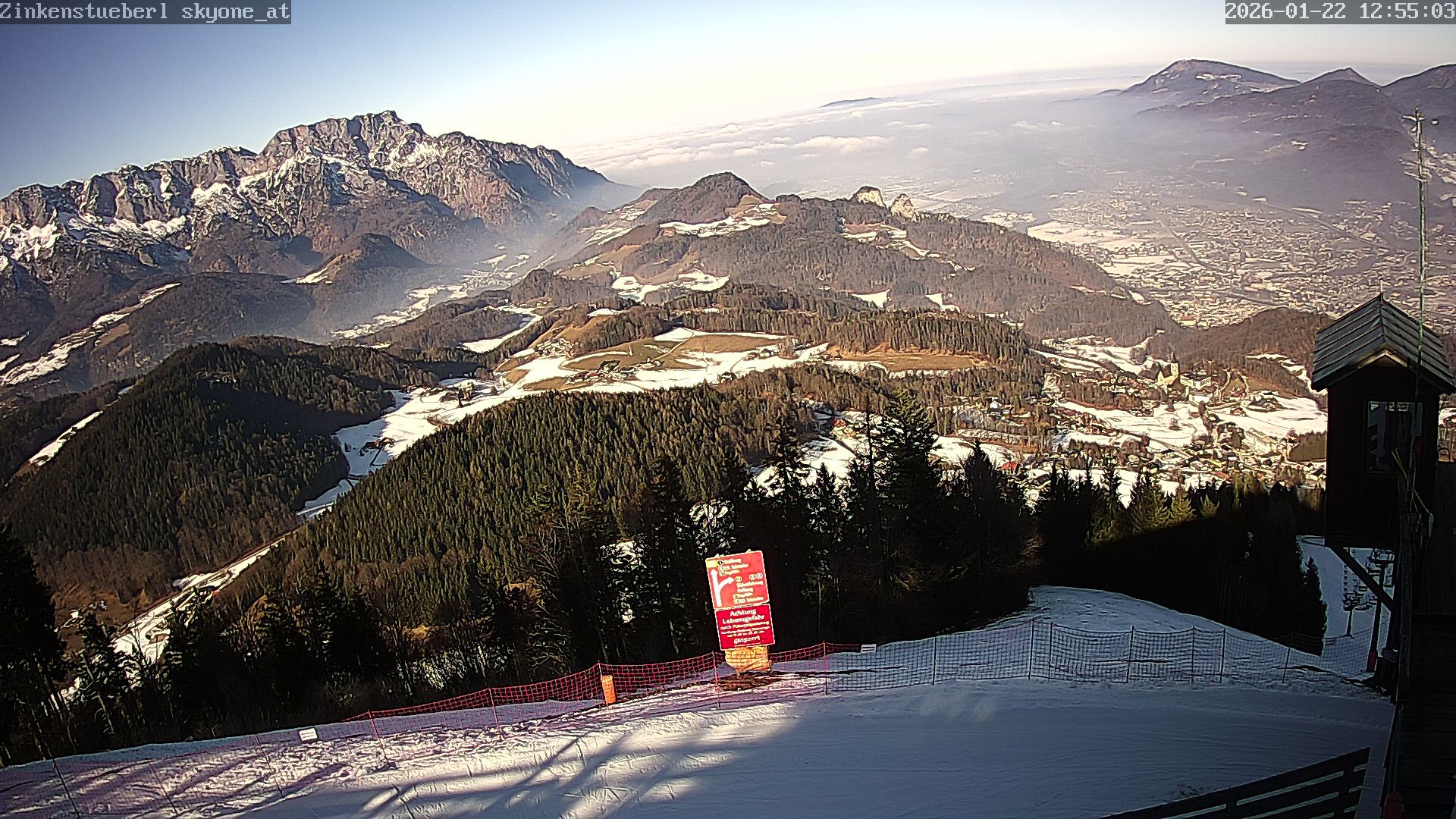 Archiv Foto Webcam Zinkenstüberl Bad Dürrnberg