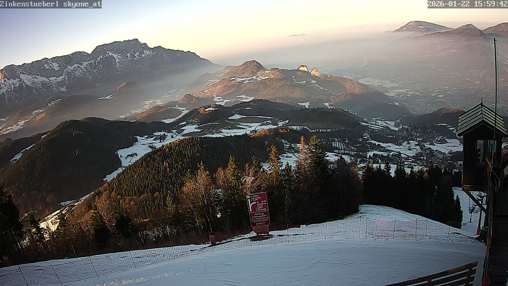 Archiv Foto Webcam Zinkenstüberl Bad Dürrnberg