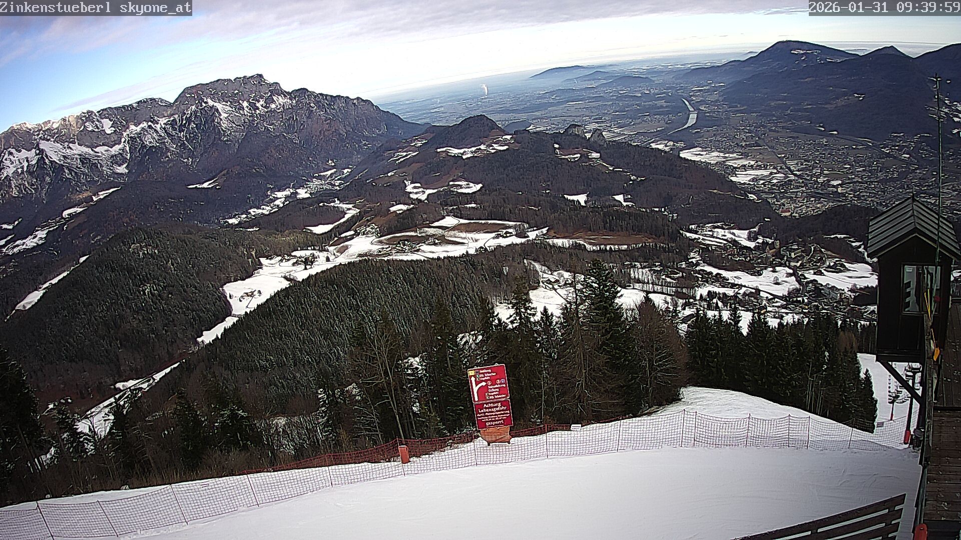Archiv Foto Webcam Zinkenstüberl Bad Dürrnberg