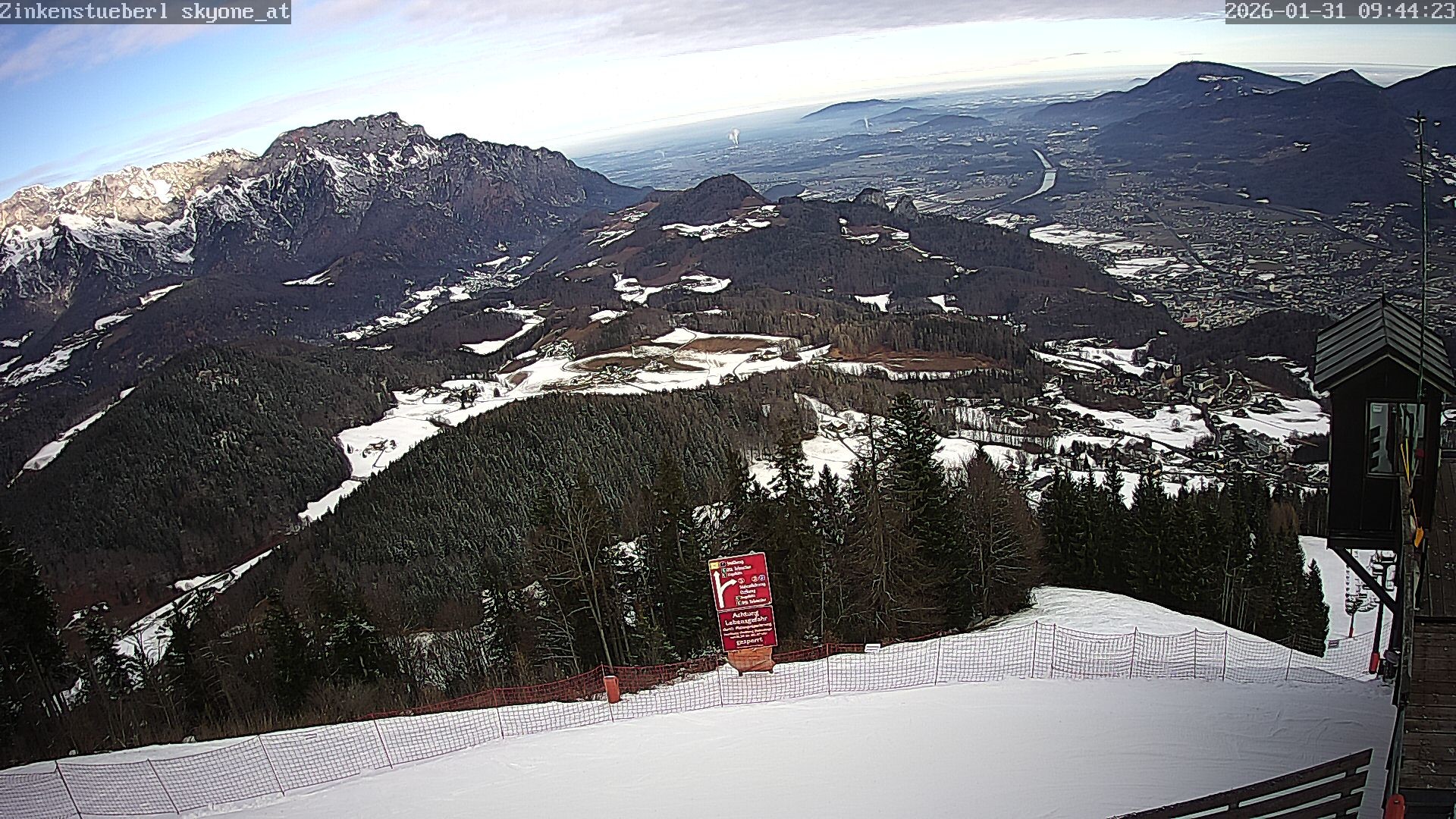 Archiv Foto Webcam Zinkenstüberl Bad Dürrnberg