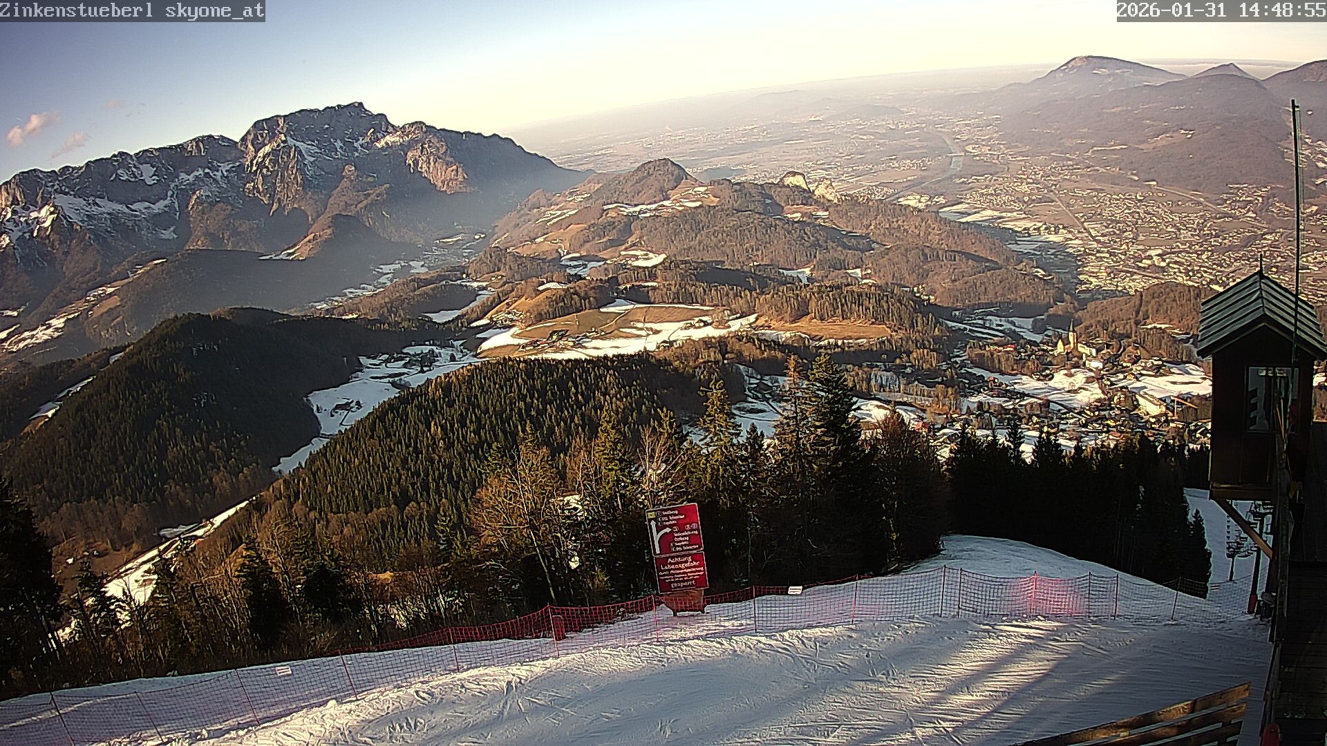 Archiv Foto Webcam Zinkenstüberl Bad Dürrnberg