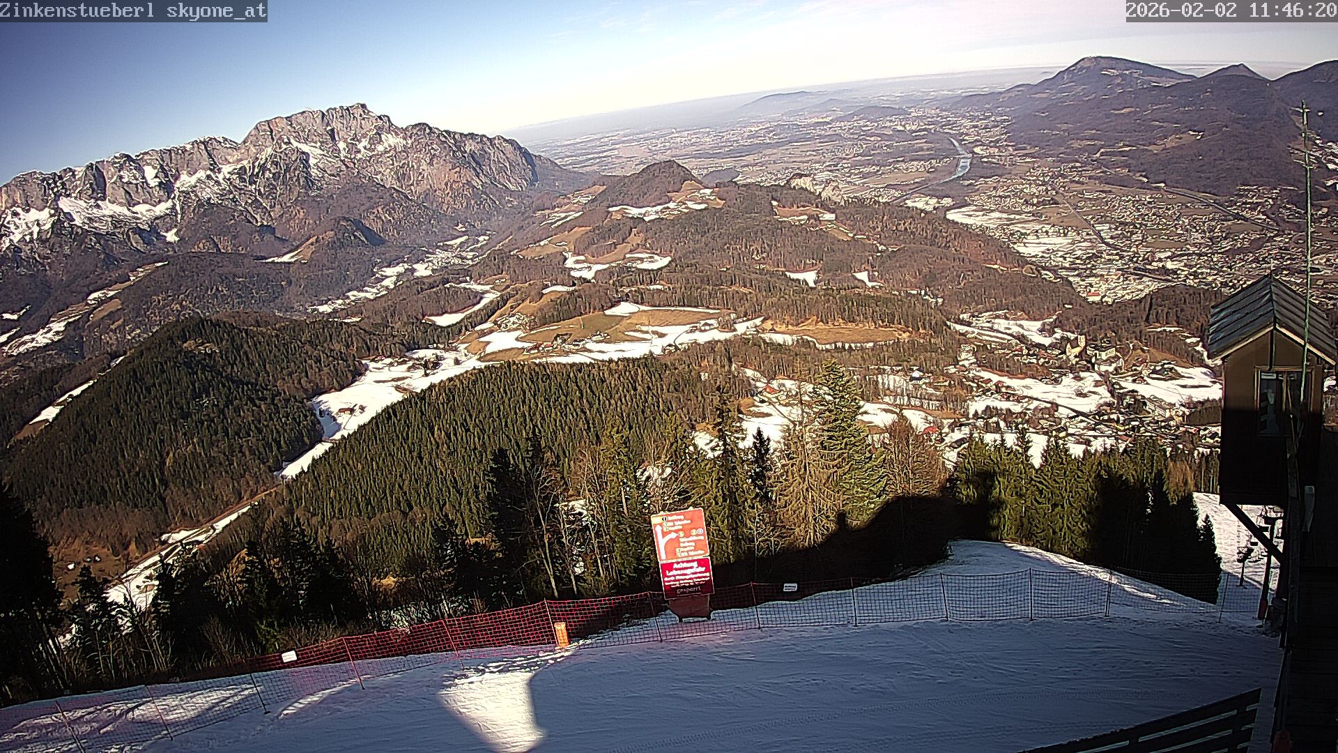 Archiv Foto Webcam Zinkenstüberl Bad Dürrnberg