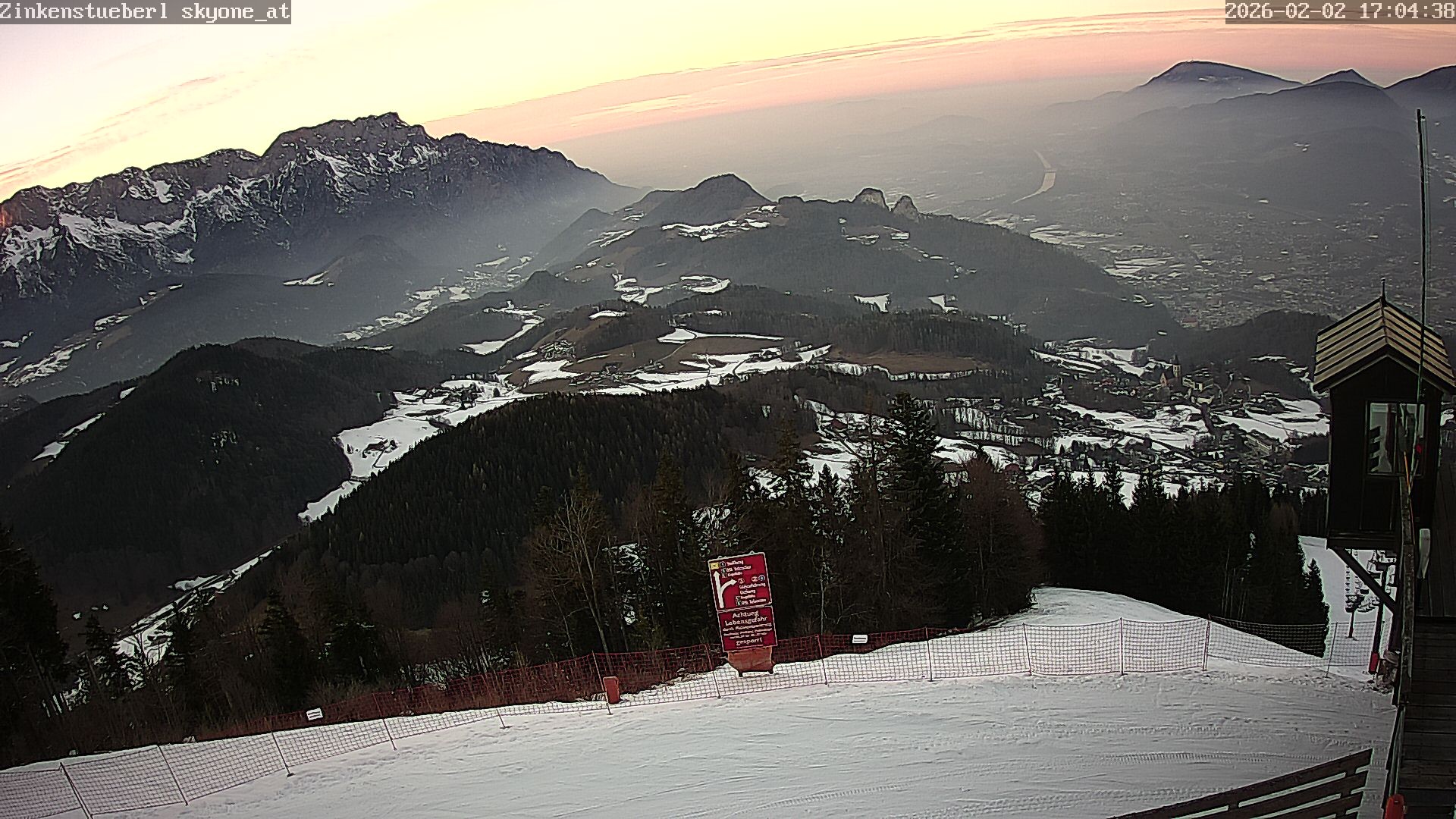 Archiv Foto Webcam Zinkenstüberl Bad Dürrnberg