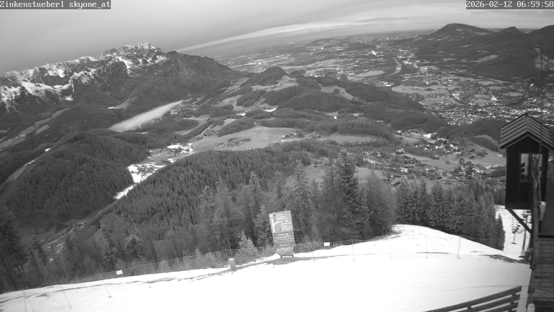 Archiv Foto Webcam Zinkenstüberl Bad Dürrnberg