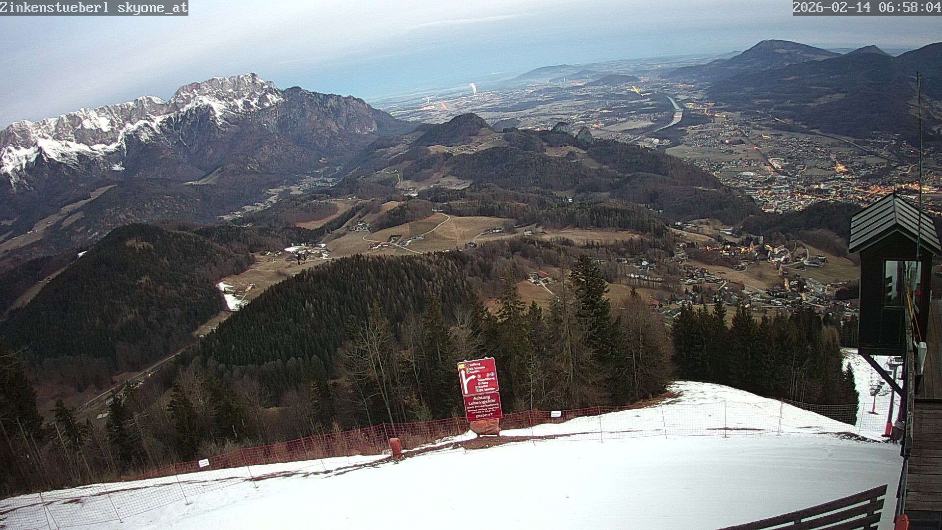 Archiv Foto Webcam Zinkenstüberl Bad Dürrnberg