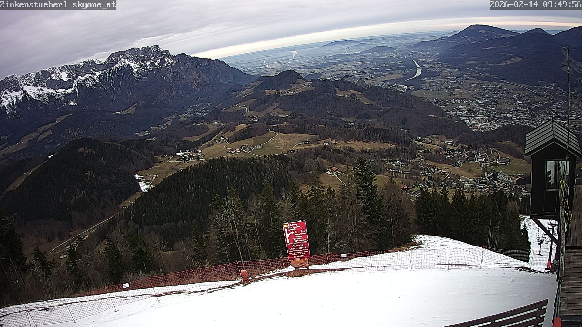 Archiv Foto Webcam Zinkenstüberl Bad Dürrnberg