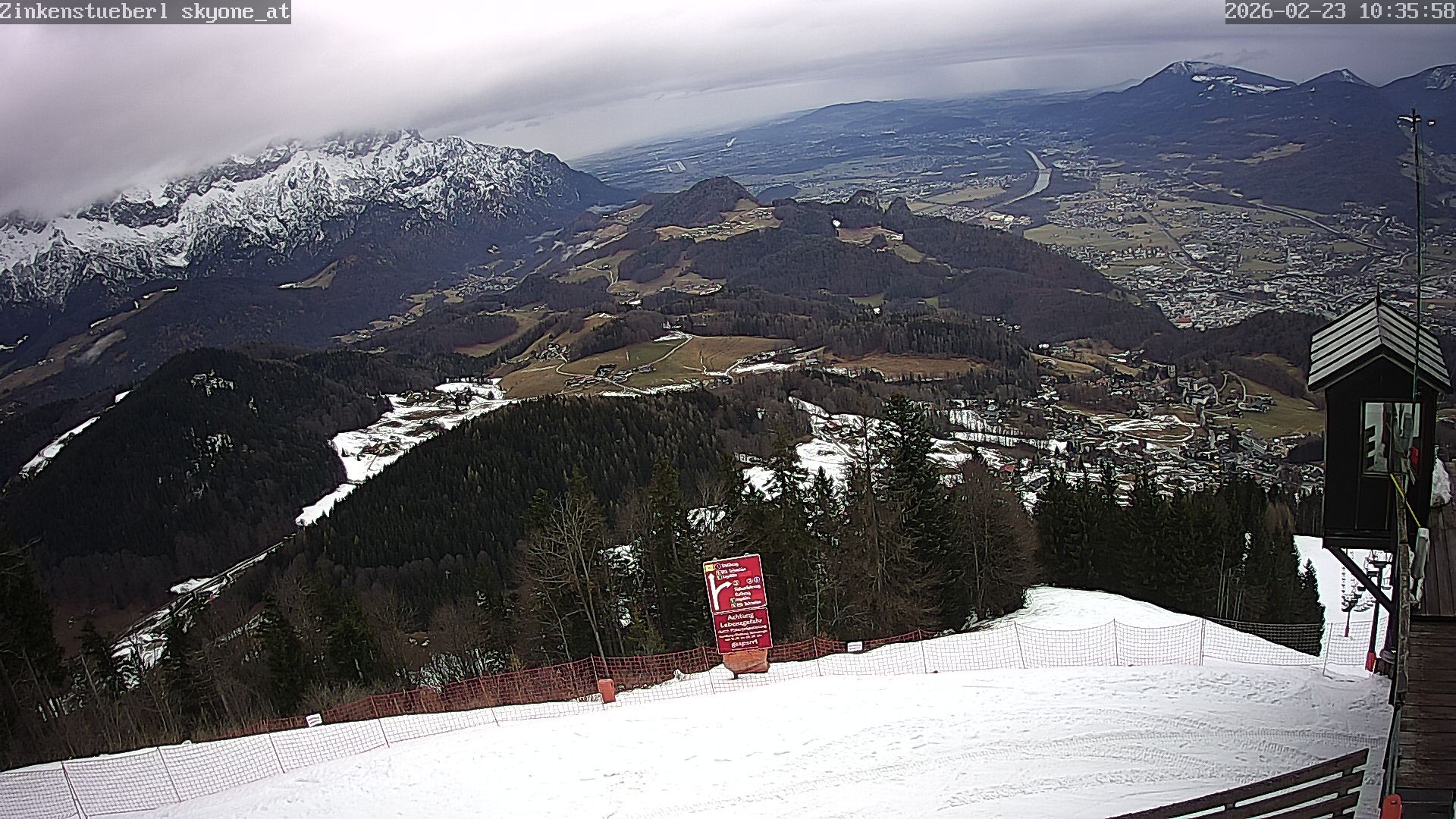 Archiv Foto Webcam Zinkenstüberl Bad Dürrnberg