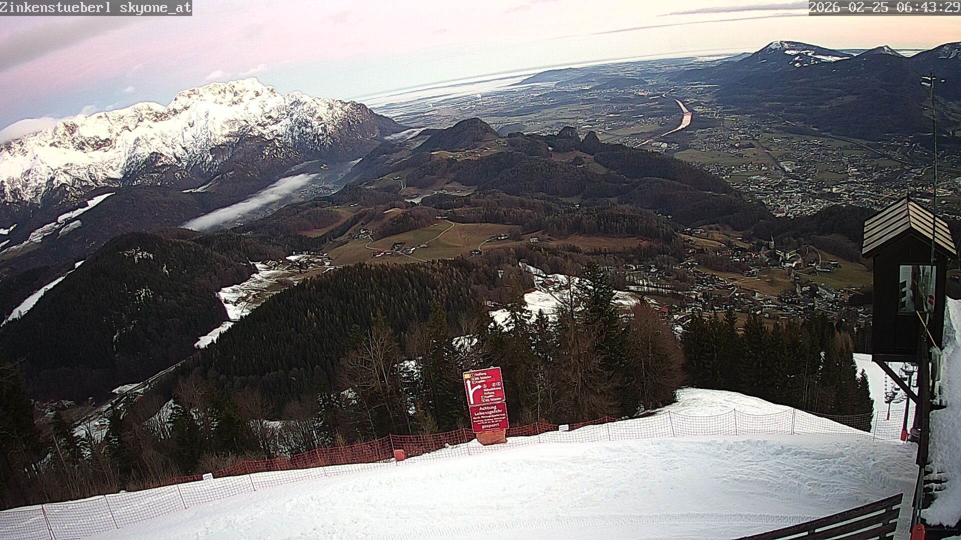 Archiv Foto Webcam Zinkenstüberl Bad Dürrnberg