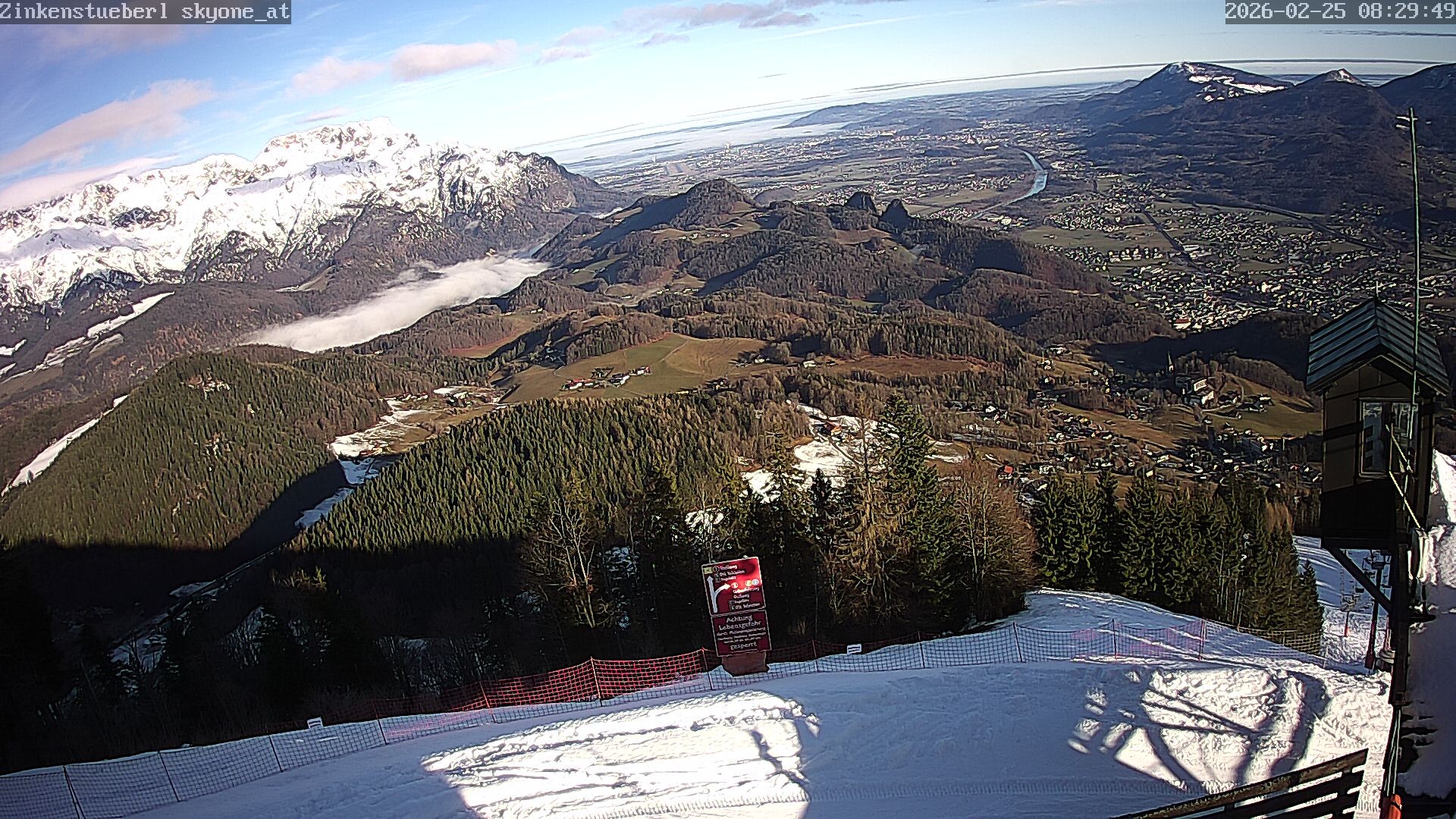 Archiv Foto Webcam Zinkenstüberl Bad Dürrnberg