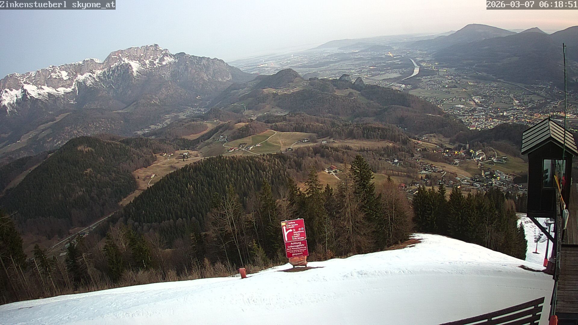 Archiv Foto Webcam Zinkenstüberl Bad Dürrnberg