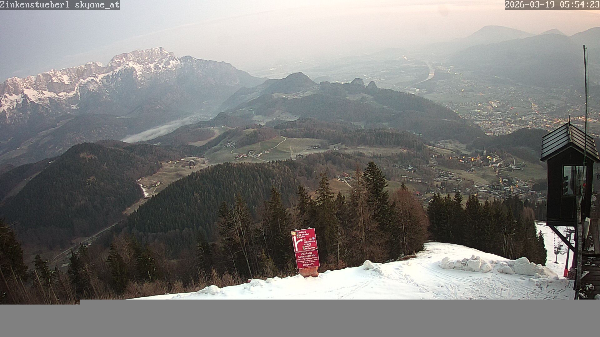 Archiv Foto Webcam Zinkenstüberl Bad Dürrnberg