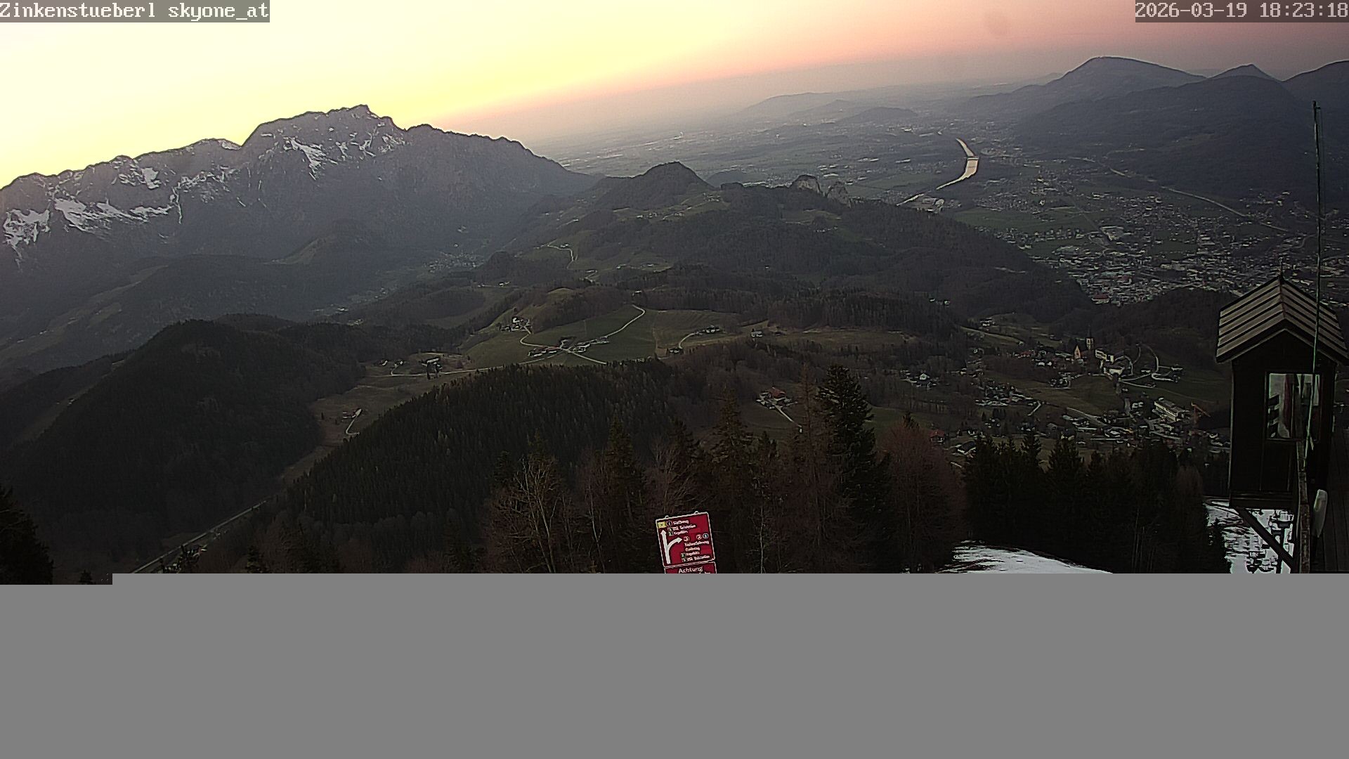 Archiv Foto Webcam Zinkenstüberl Bad Dürrnberg