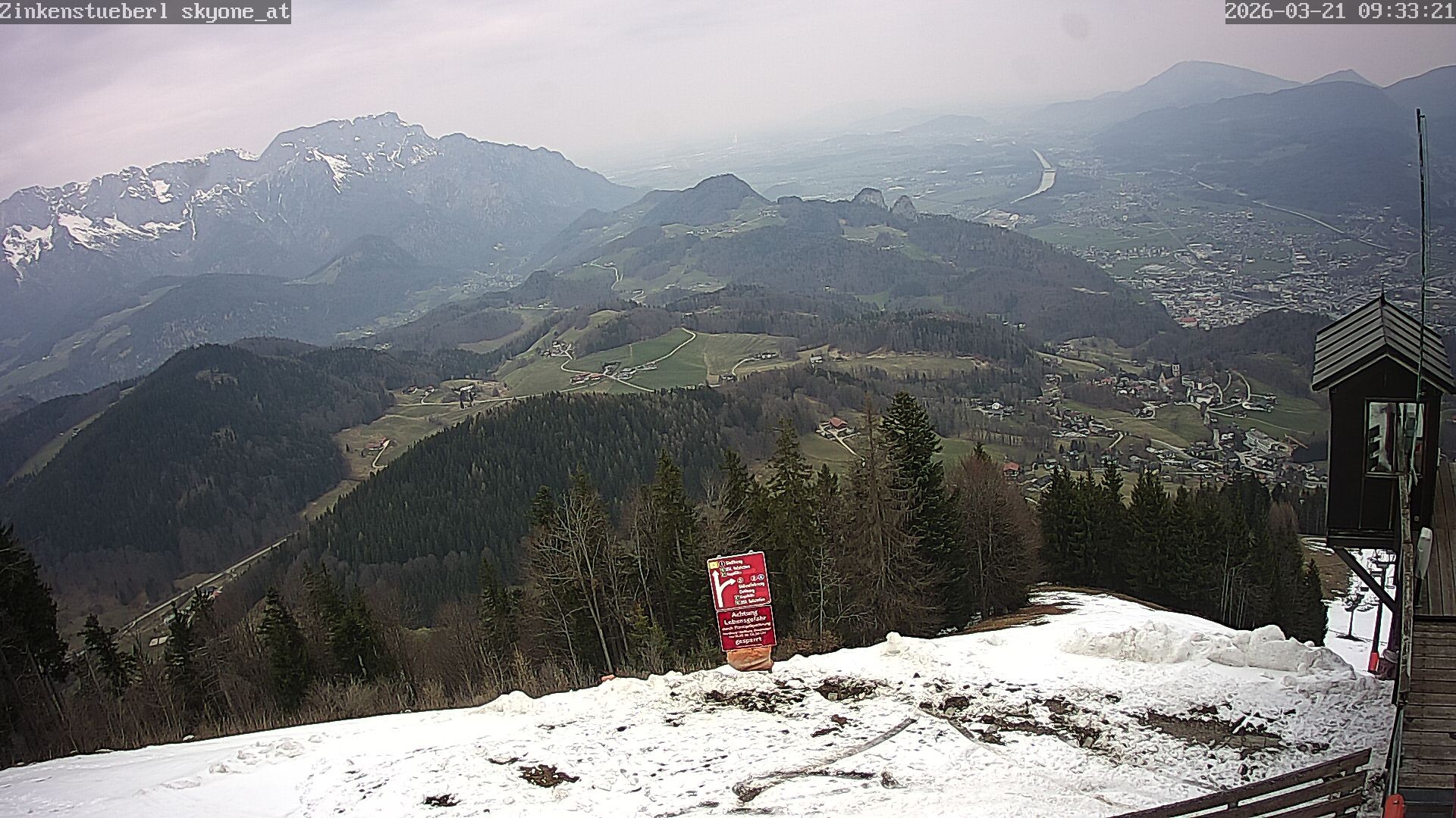Archiv Foto Webcam Zinkenstüberl Bad Dürrnberg