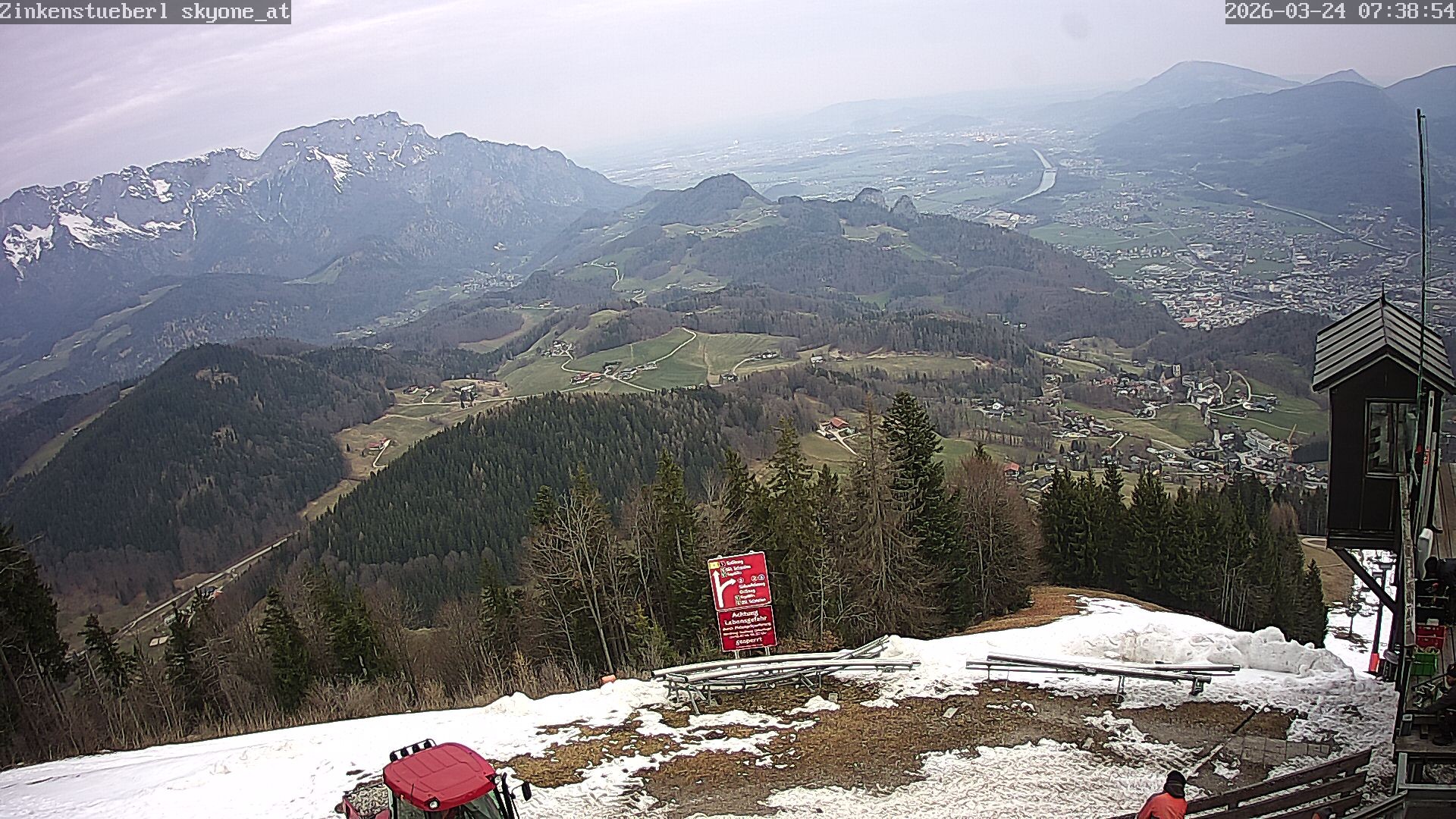 Archiv Foto Webcam Zinkenstüberl Bad Dürrnberg