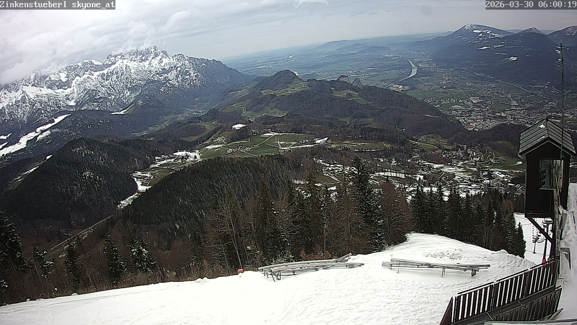 Archiv Foto Webcam Zinkenstüberl Bad Dürrnberg