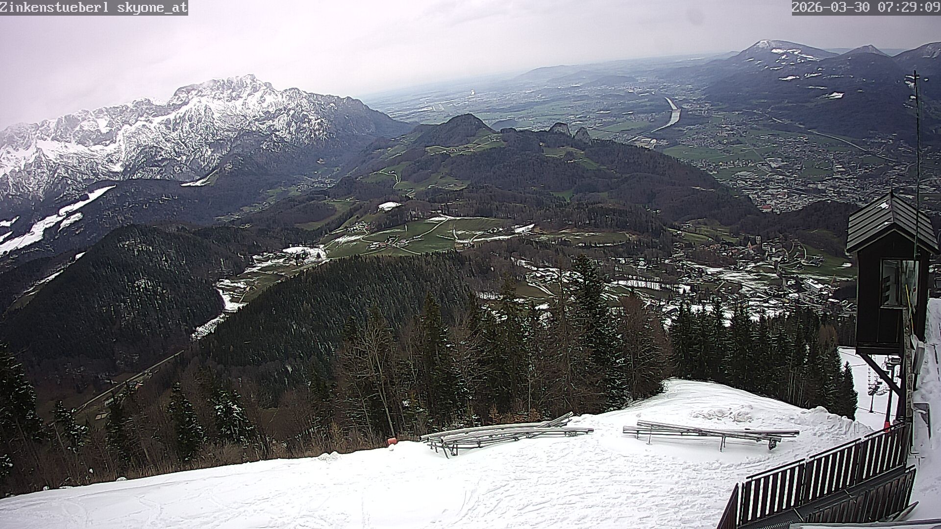 Archiv Foto Webcam Zinkenstüberl Bad Dürrnberg