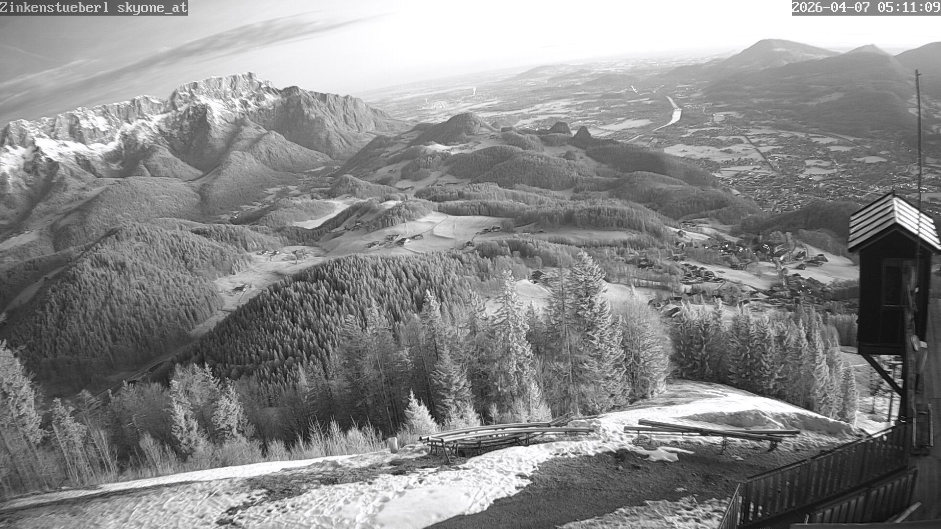Archiv Foto Webcam Zinkenstüberl Bad Dürrnberg