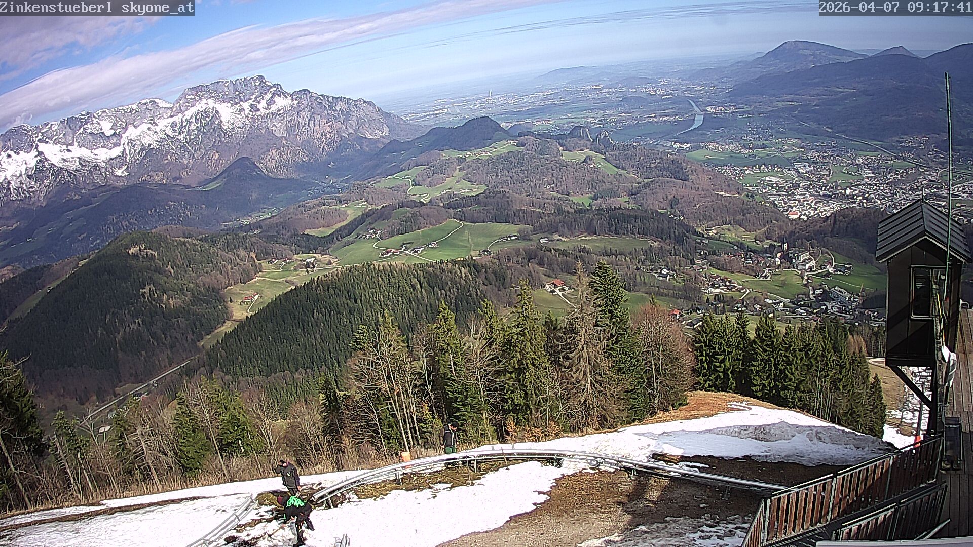 Archiv Foto Webcam Zinkenstüberl Bad Dürrnberg