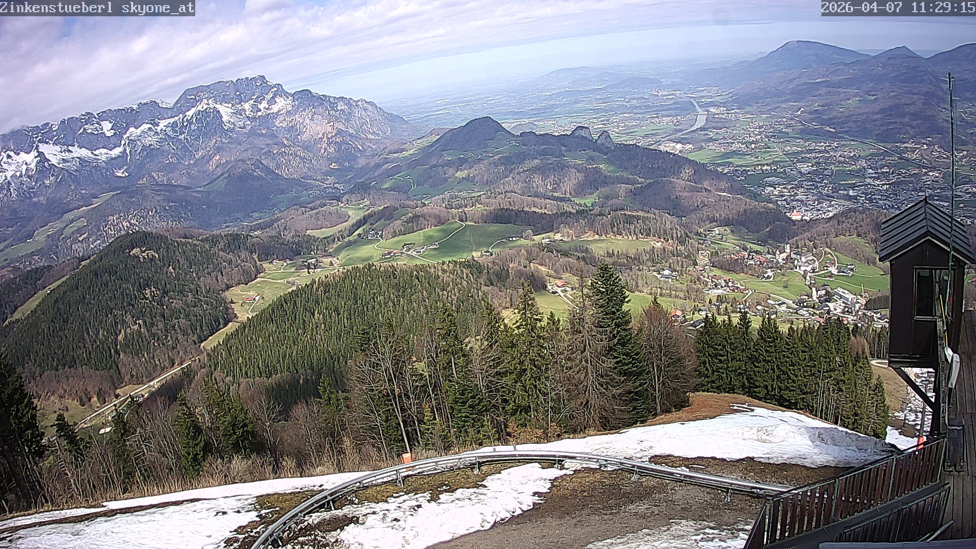 Archiv Foto Webcam Zinkenstüberl Bad Dürrnberg