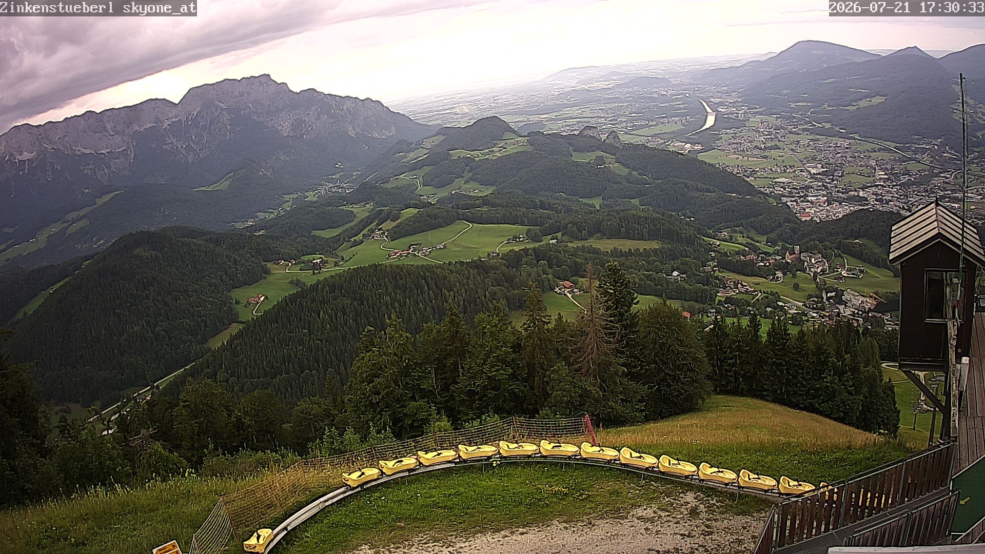 Archiv Foto Webcam Zinkenstüberl Bad Dürrnberg