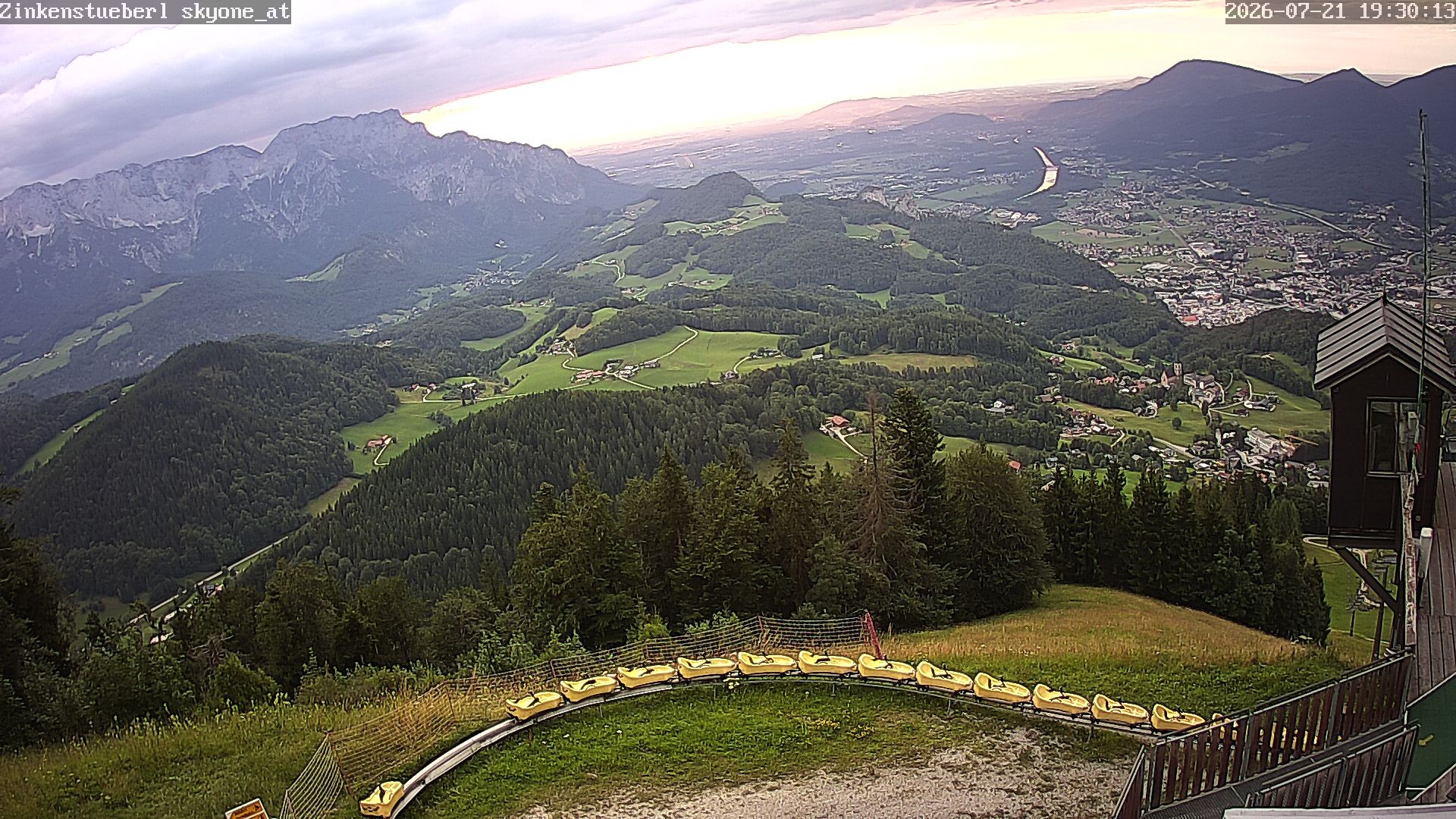 Archiv Foto Webcam Zinkenstüberl Bad Dürrnberg