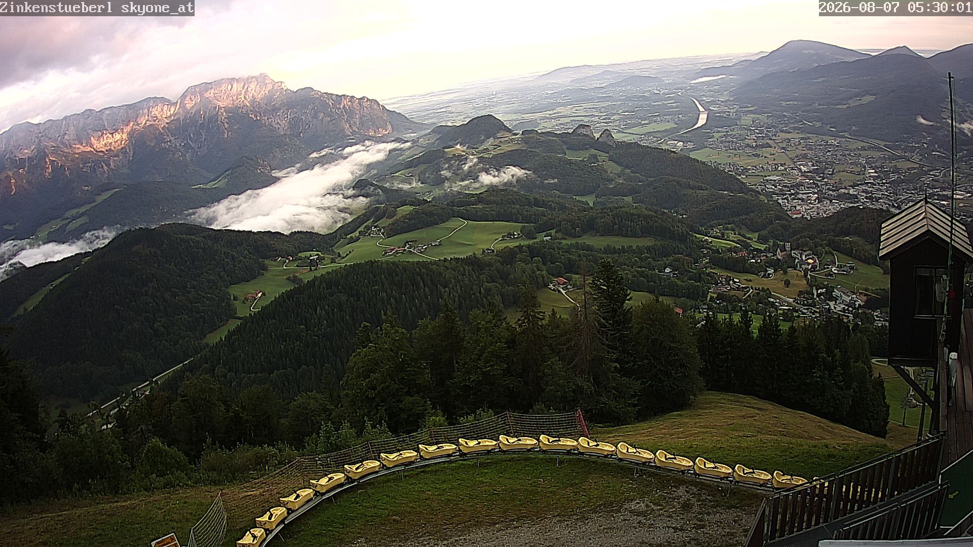 Archiv Foto Webcam Zinkenstüberl Bad Dürrnberg