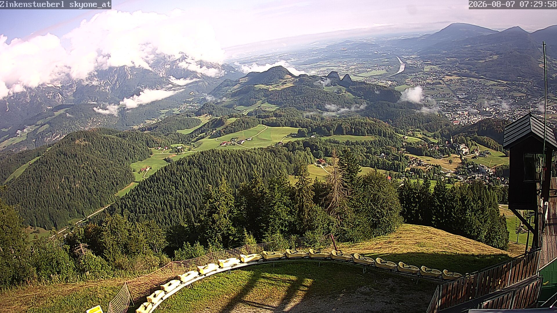 Archiv Foto Webcam Zinkenstüberl Bad Dürrnberg