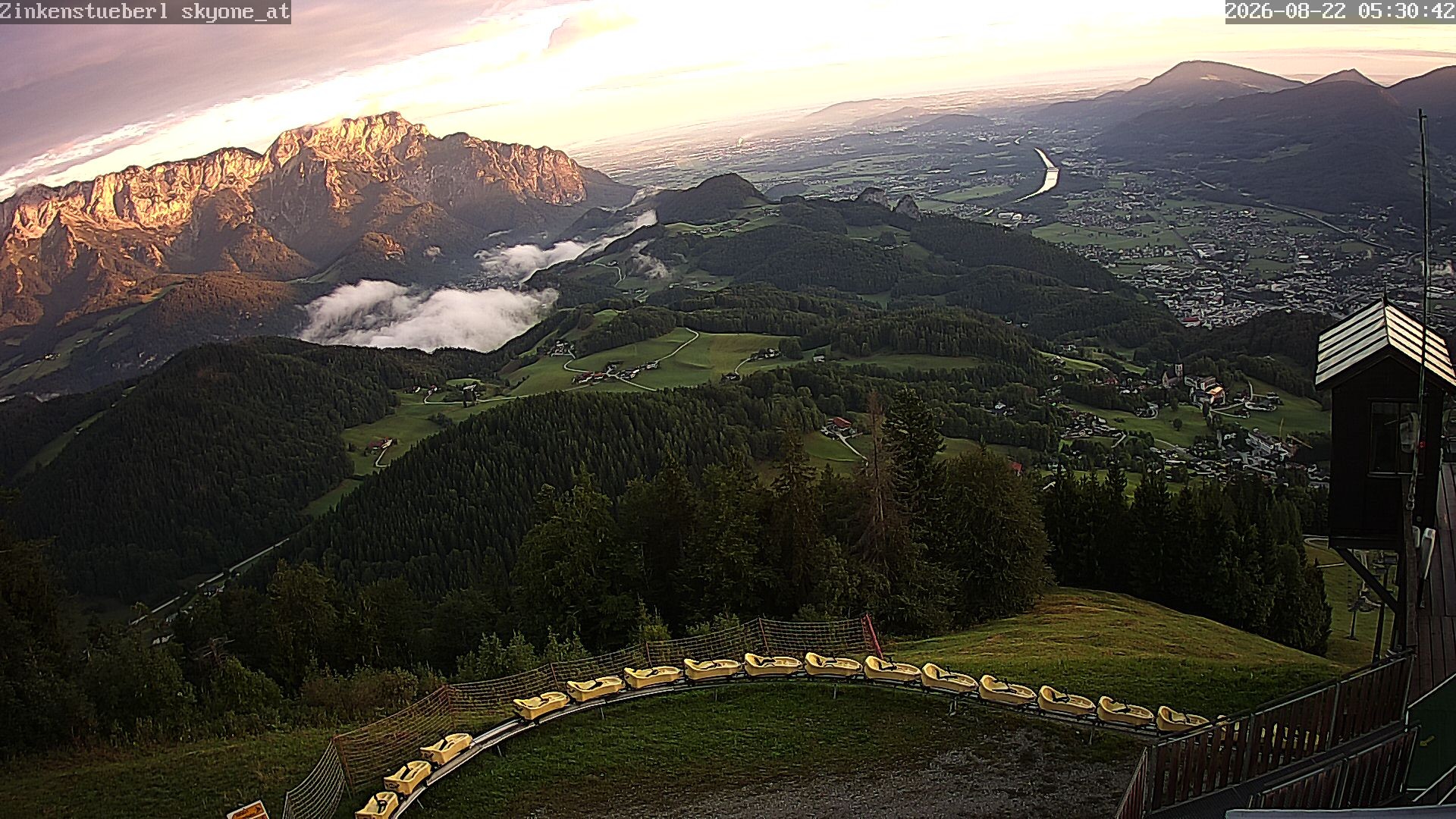 Archiv Foto Webcam Zinkenstüberl Bad Dürrnberg