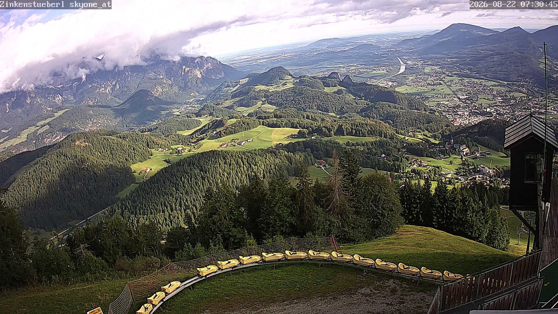 Archiv Foto Webcam Zinkenstüberl Bad Dürrnberg