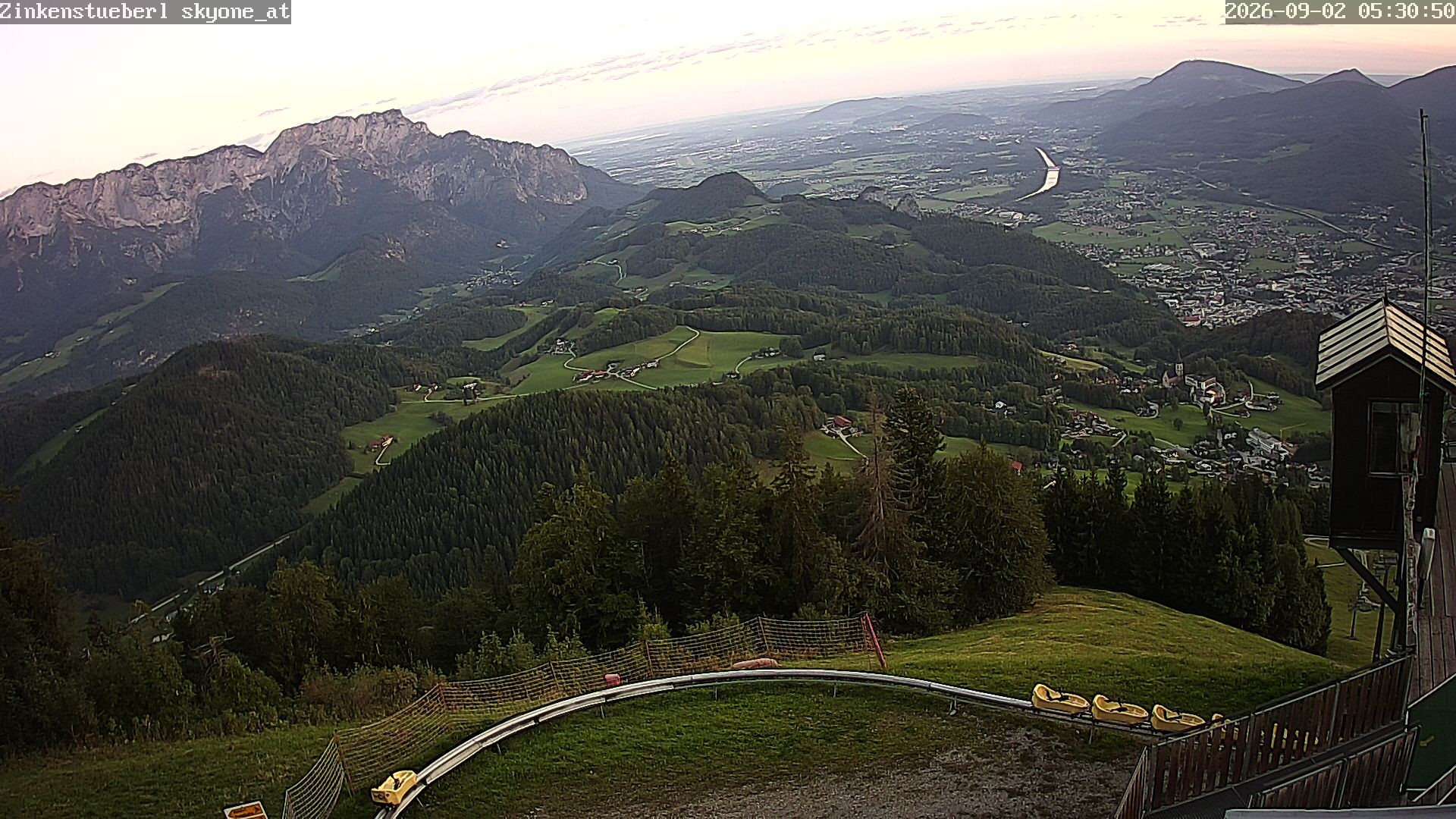 Archiv Foto Webcam Zinkenstüberl Bad Dürrnberg