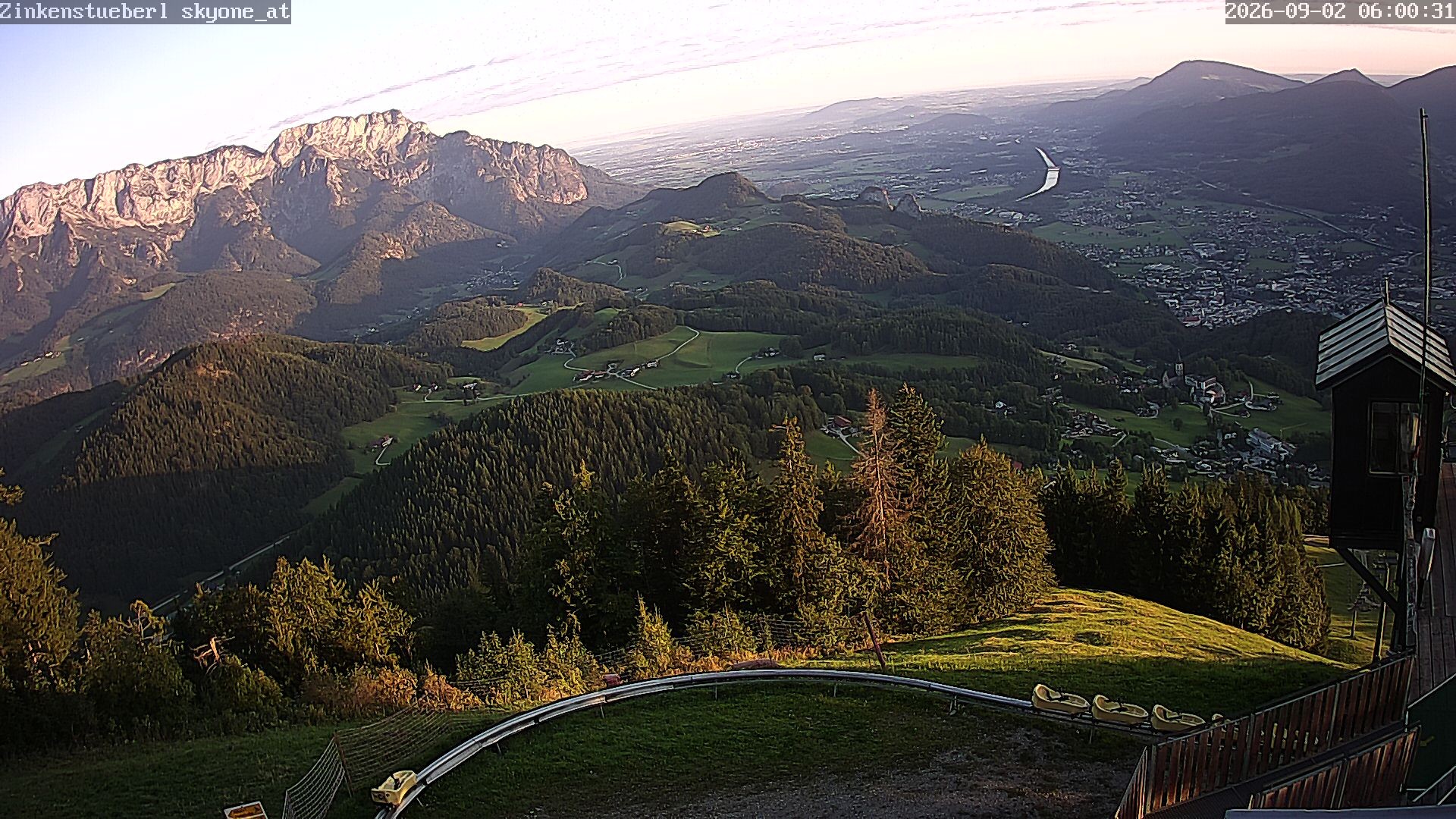 Archiv Foto Webcam Zinkenstüberl Bad Dürrnberg