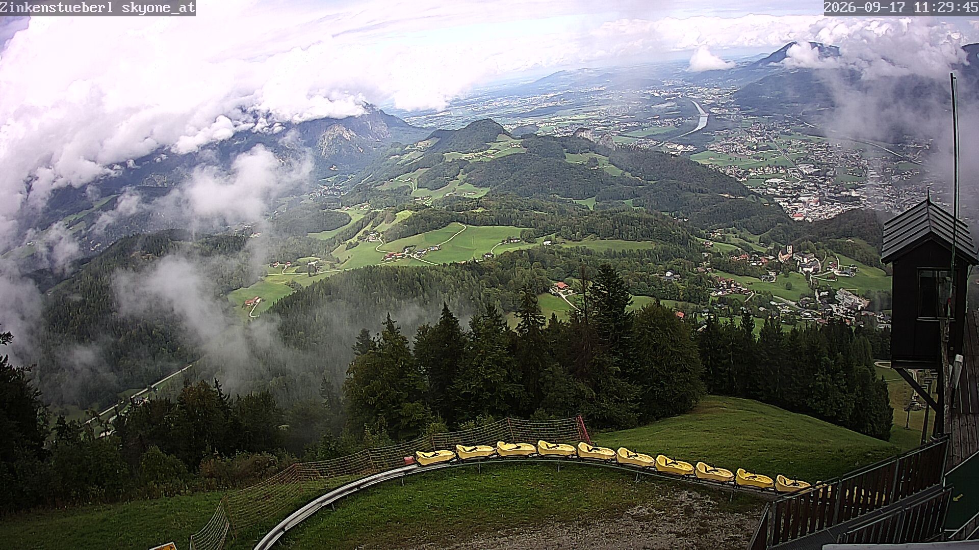 Archiv Foto Webcam Zinkenstüberl Bad Dürrnberg