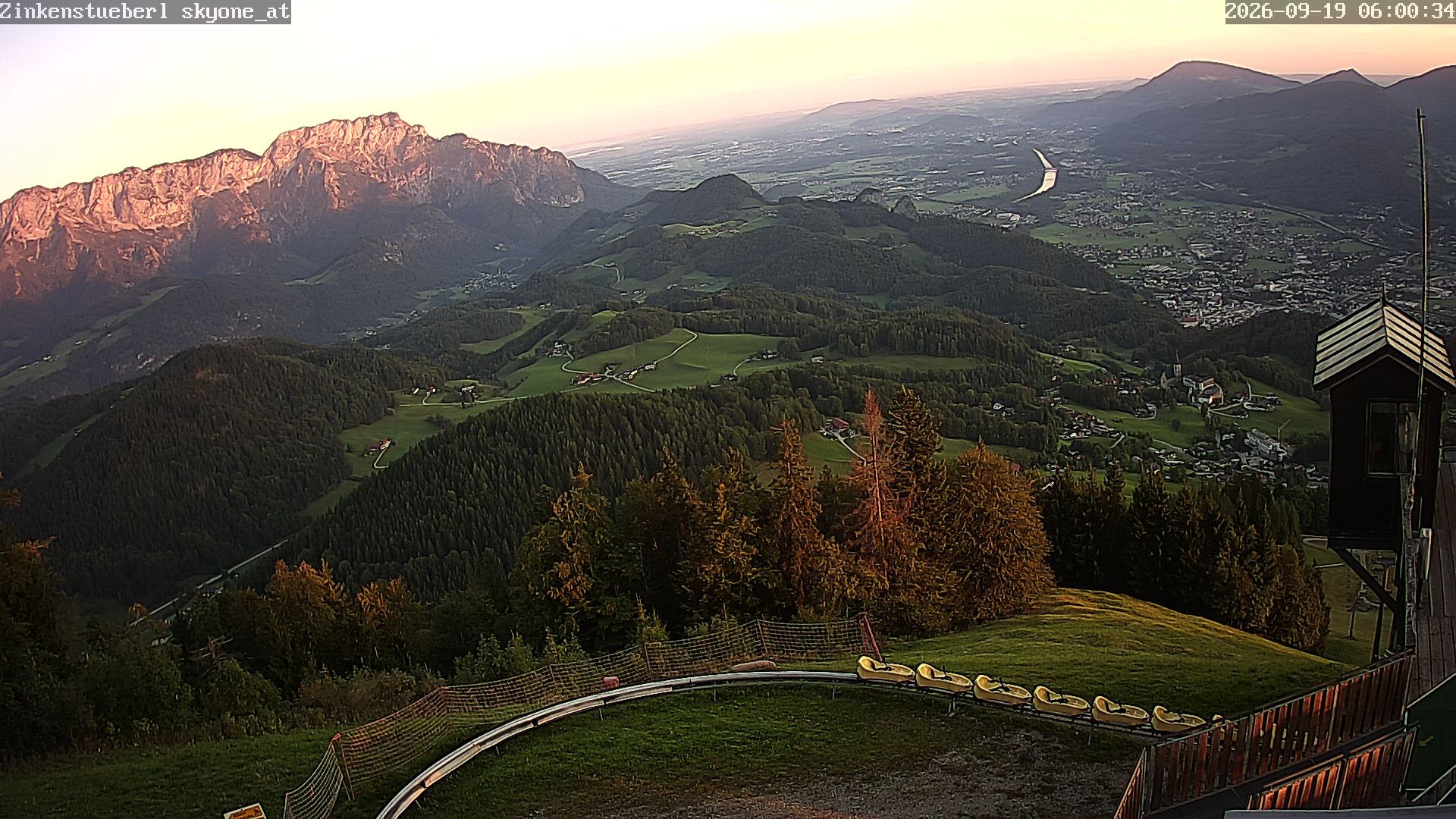 Archiv Foto Webcam Zinkenstüberl Bad Dürrnberg