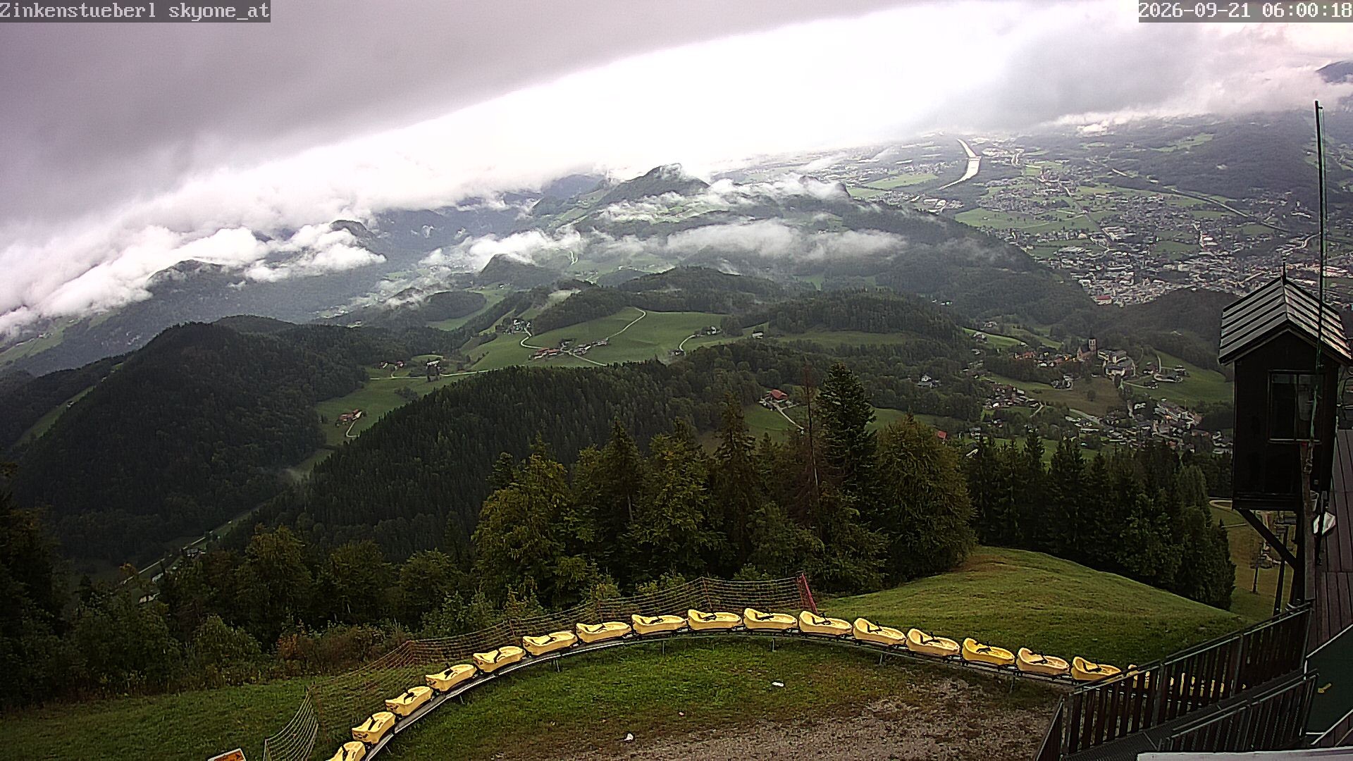 Archiv Foto Webcam Zinkenstüberl Bad Dürrnberg