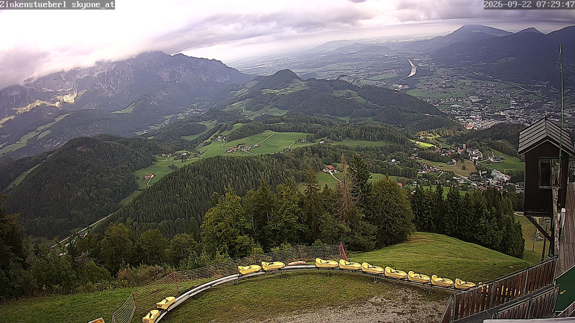 Archiv Foto Webcam Zinkenstüberl Bad Dürrnberg