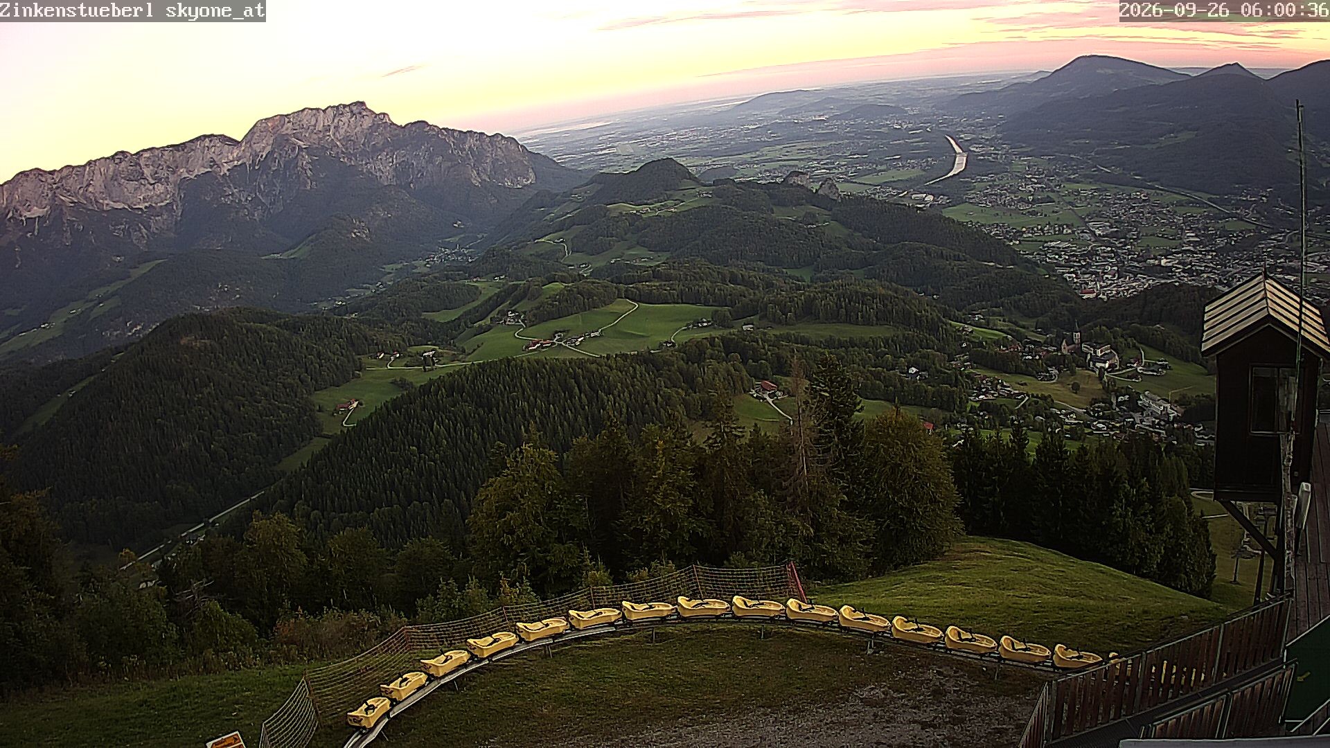 Archiv Foto Webcam Zinkenstüberl Bad Dürrnberg